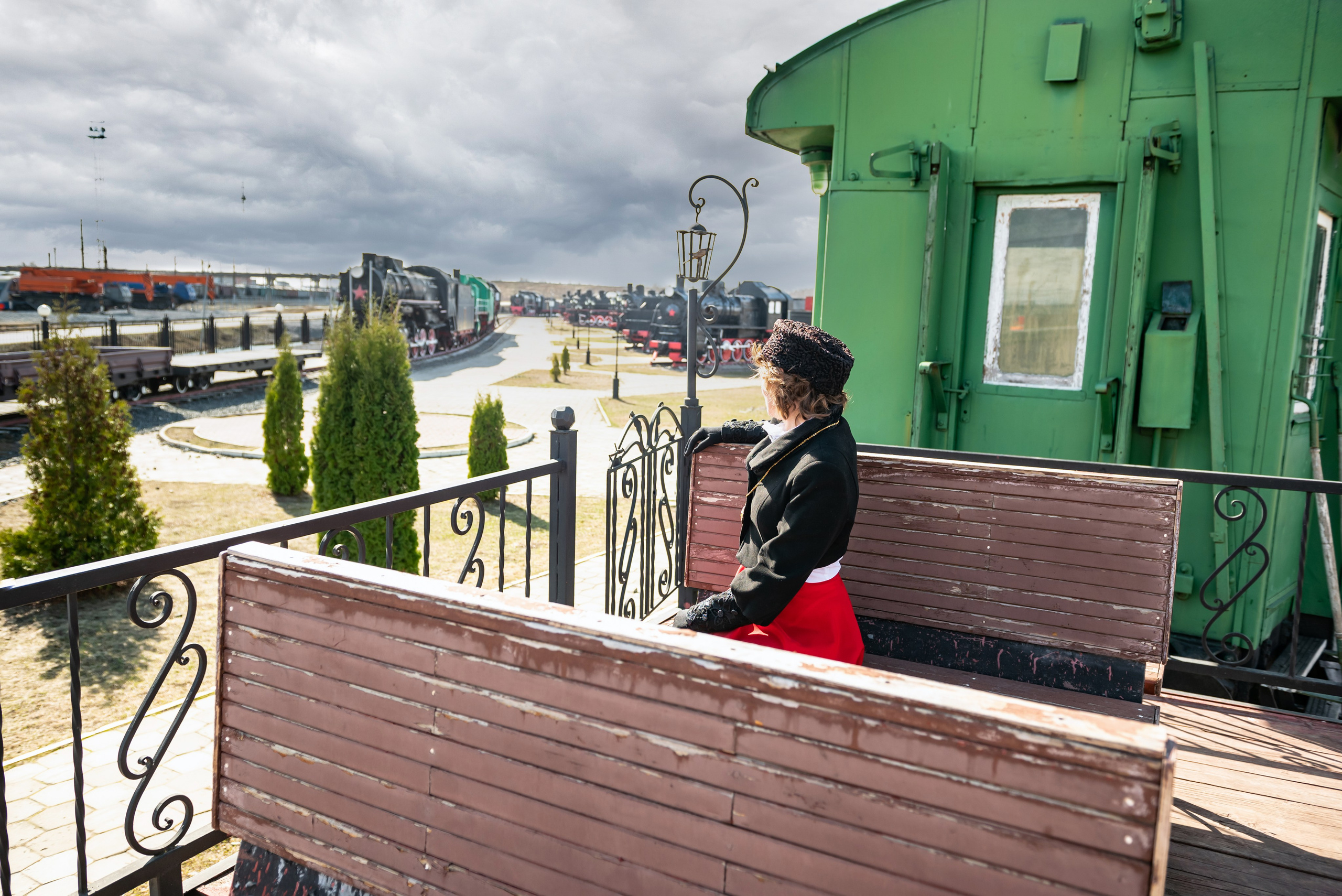 Наталья и Ретропоезд. Свадебный и семейный фотограф в Дзержинске Екатерина Шулакова