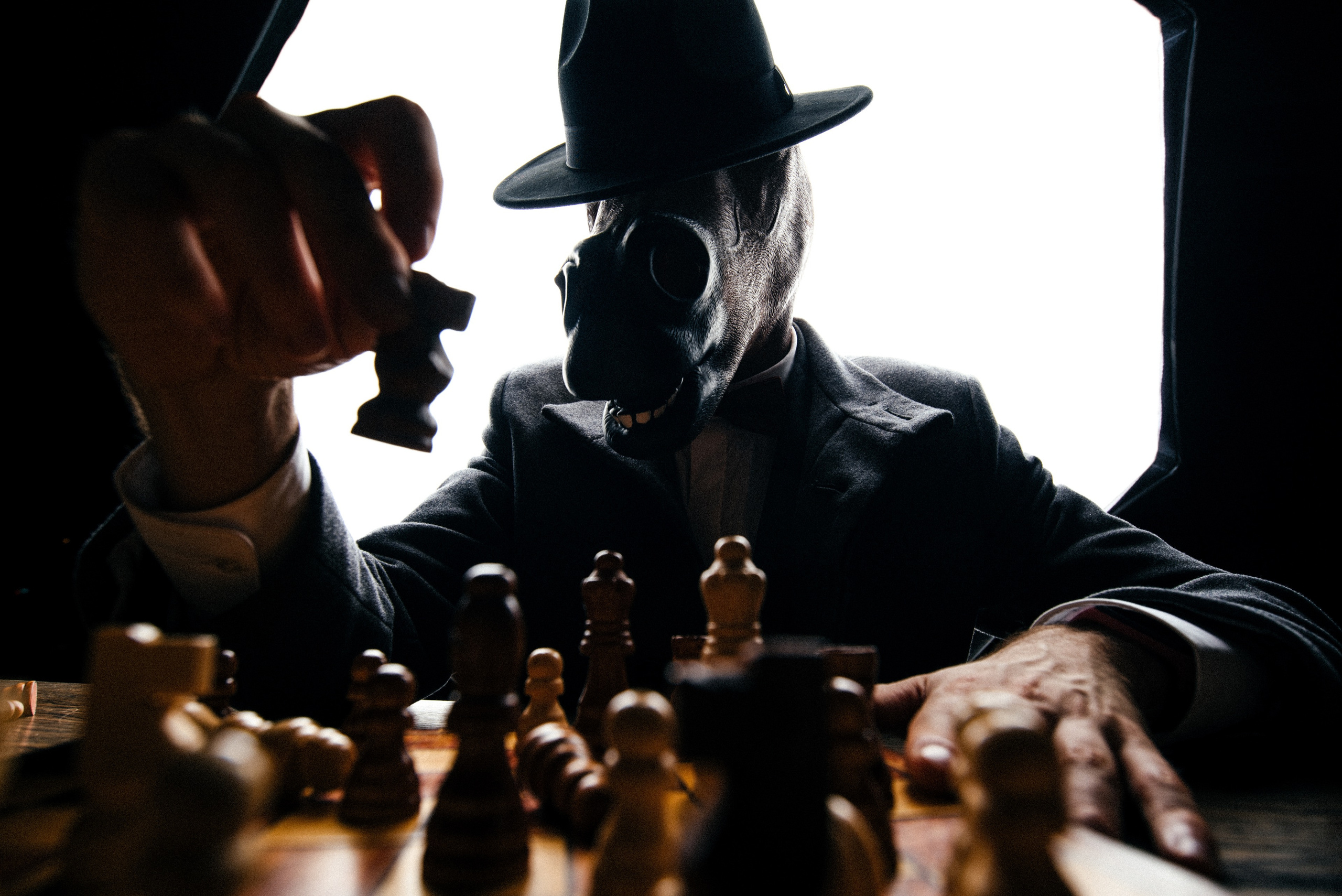 Photos of a man in the image of a Horse. Commercial photographer | Anton Ermakov