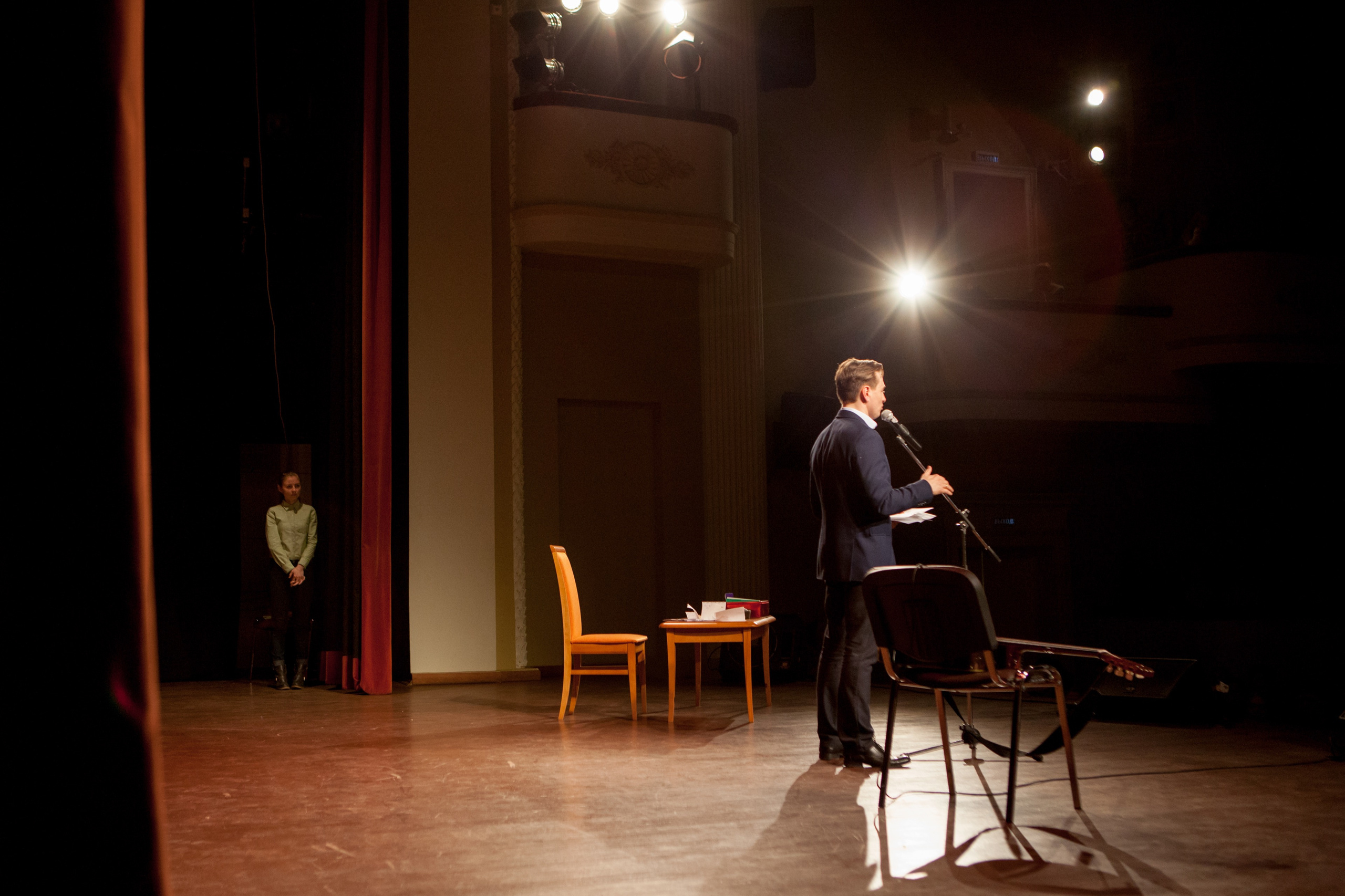 Meeting with Bezrukov at Moscow State University. Commercial photographer | Anton Ermakov