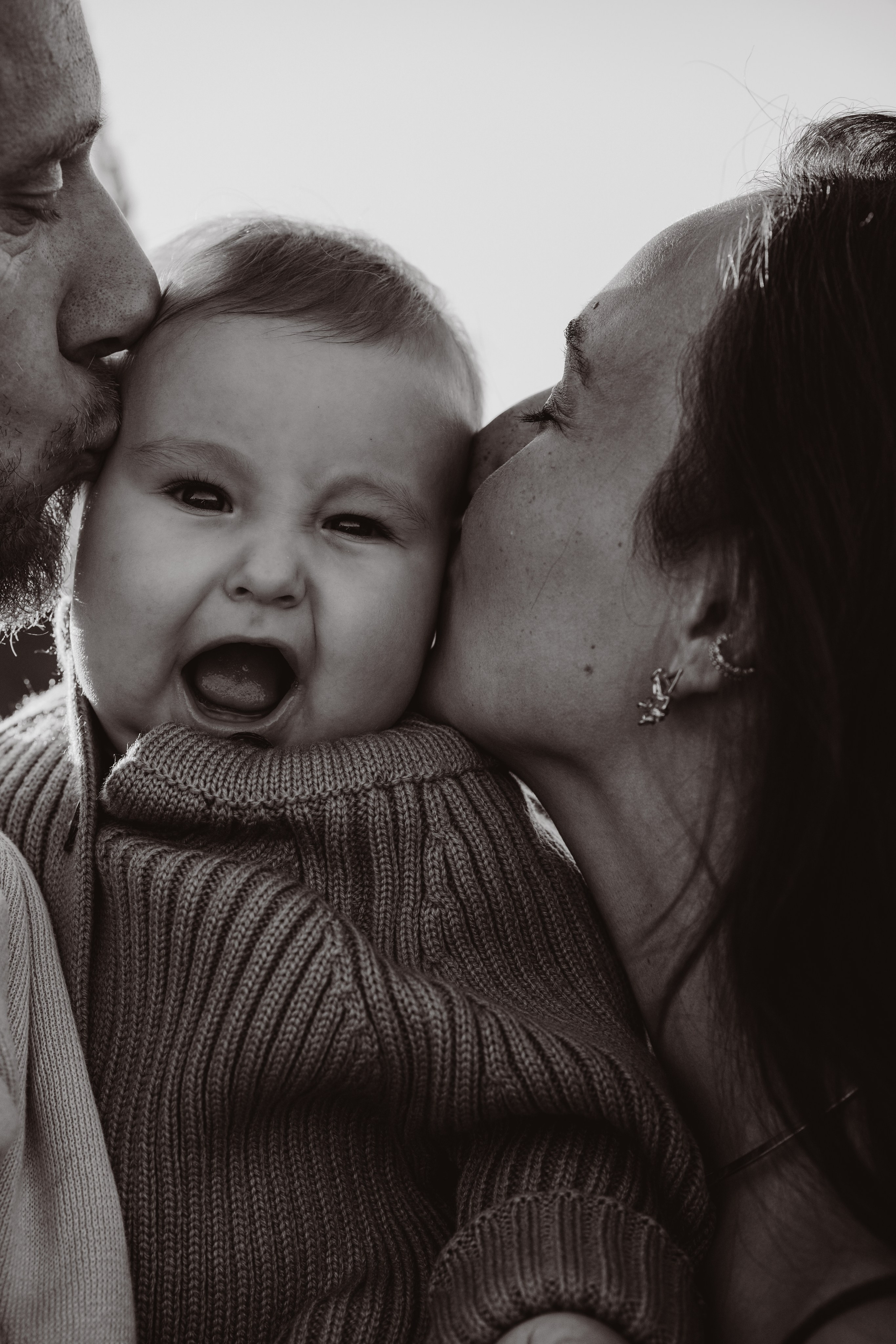 Семья Тони и Саши на закате. Семейный и портретный фотограф в Санкт-Петербурге Татьяна Гримоть