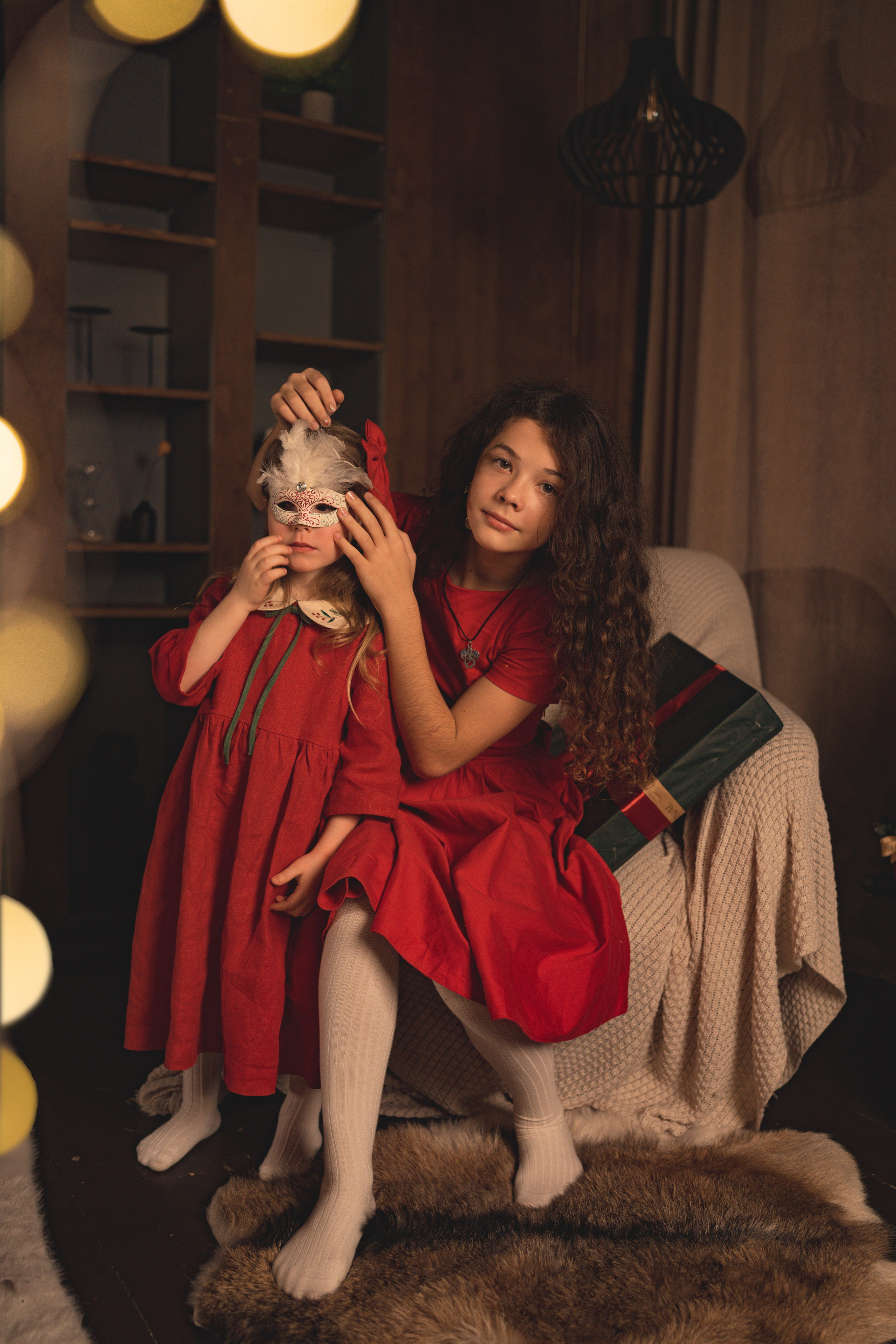 Новогодняя история большой прекрасной семьи Ирины. Семейный и портретный фотограф в Санкт-Петербурге Татьяна Гримоть