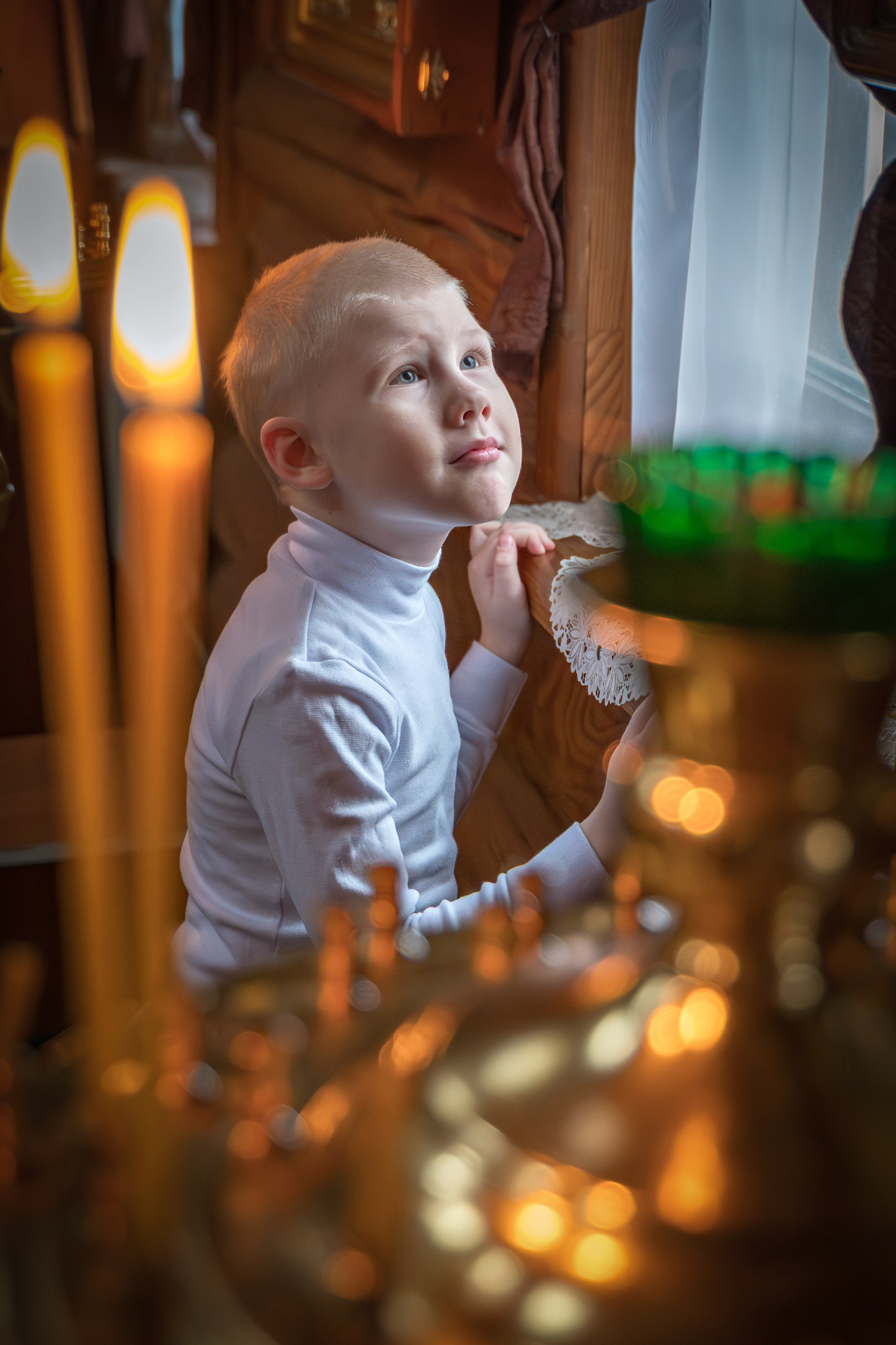 Крещение в Никольском храме д. Островцы