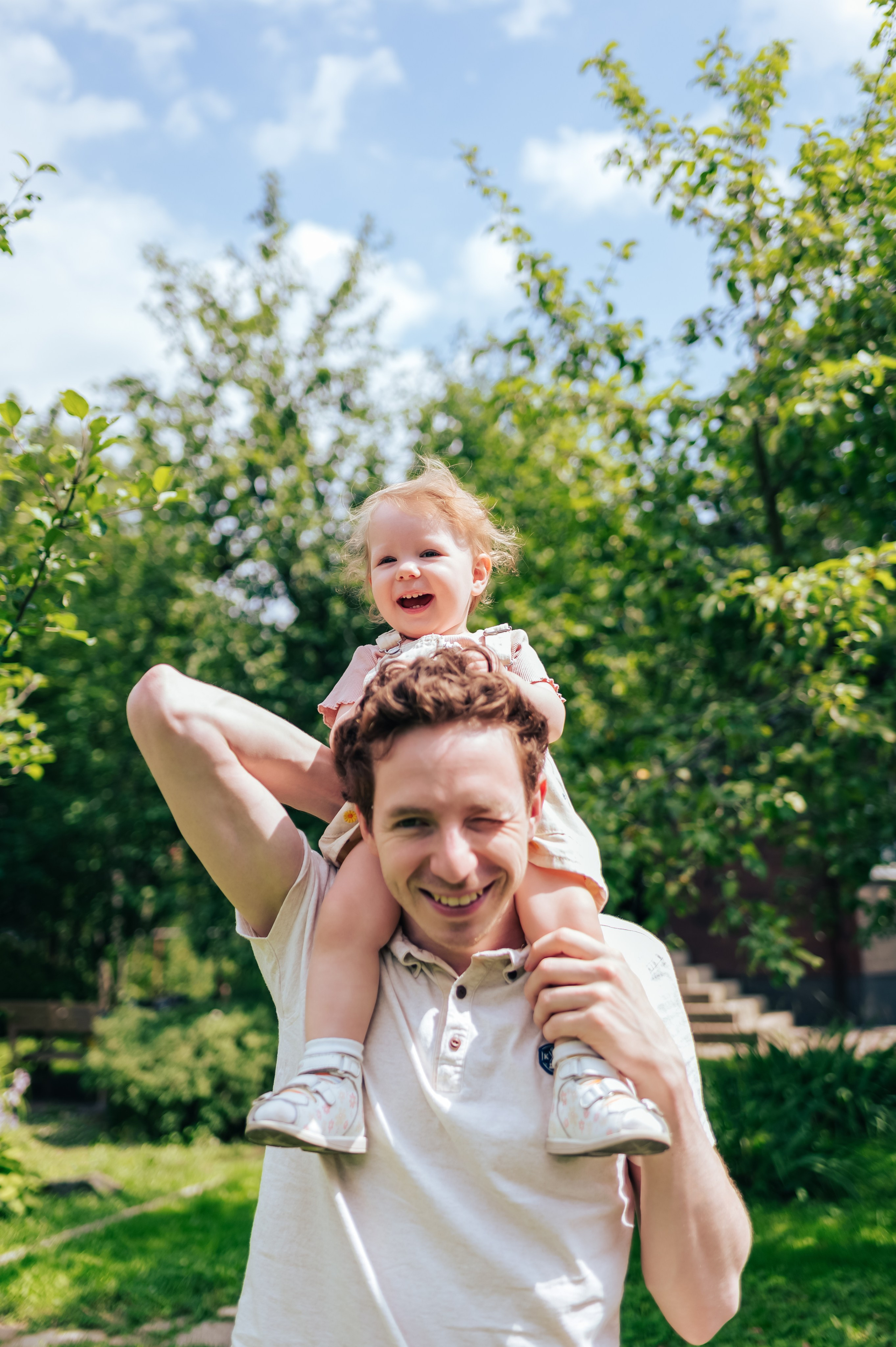 Лето на даче с годовалой малышкой. Семейный фотограф. Lifestyle. Москва. Анастасия Михайлова