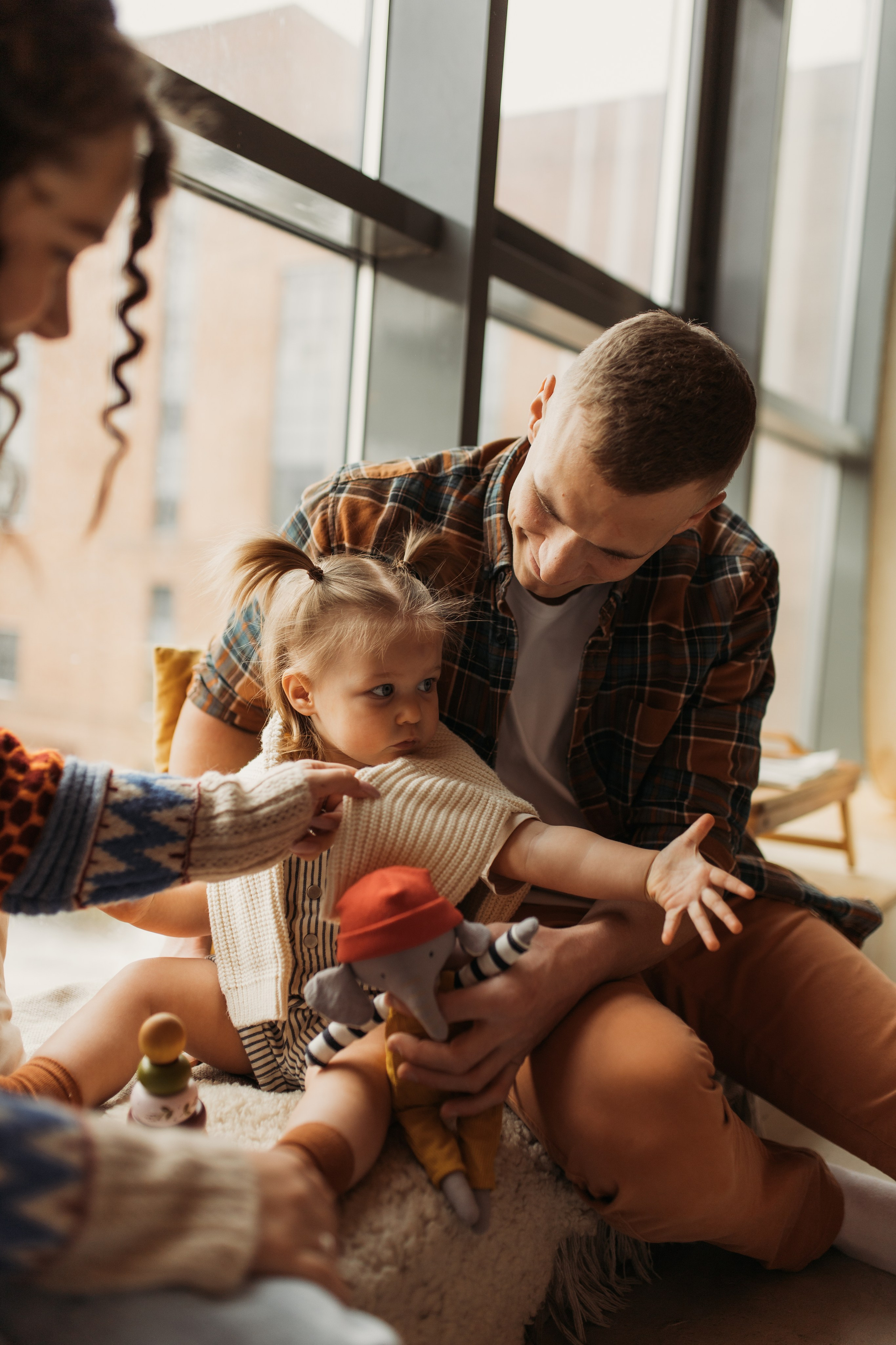 Даша, Андрей и Варечка. Семейный и свадебный фотограф в Москве и Зеленограде Марина Малярова