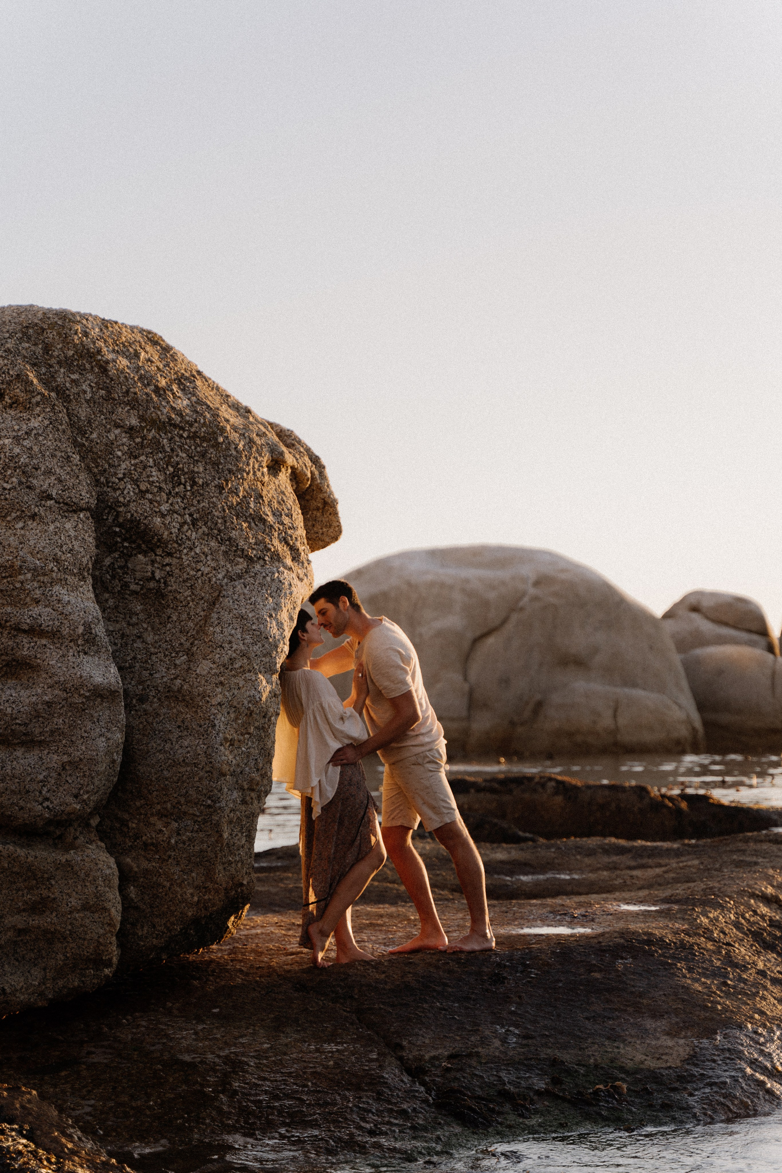 Evening on the beach. Фотограф в Кейптауне