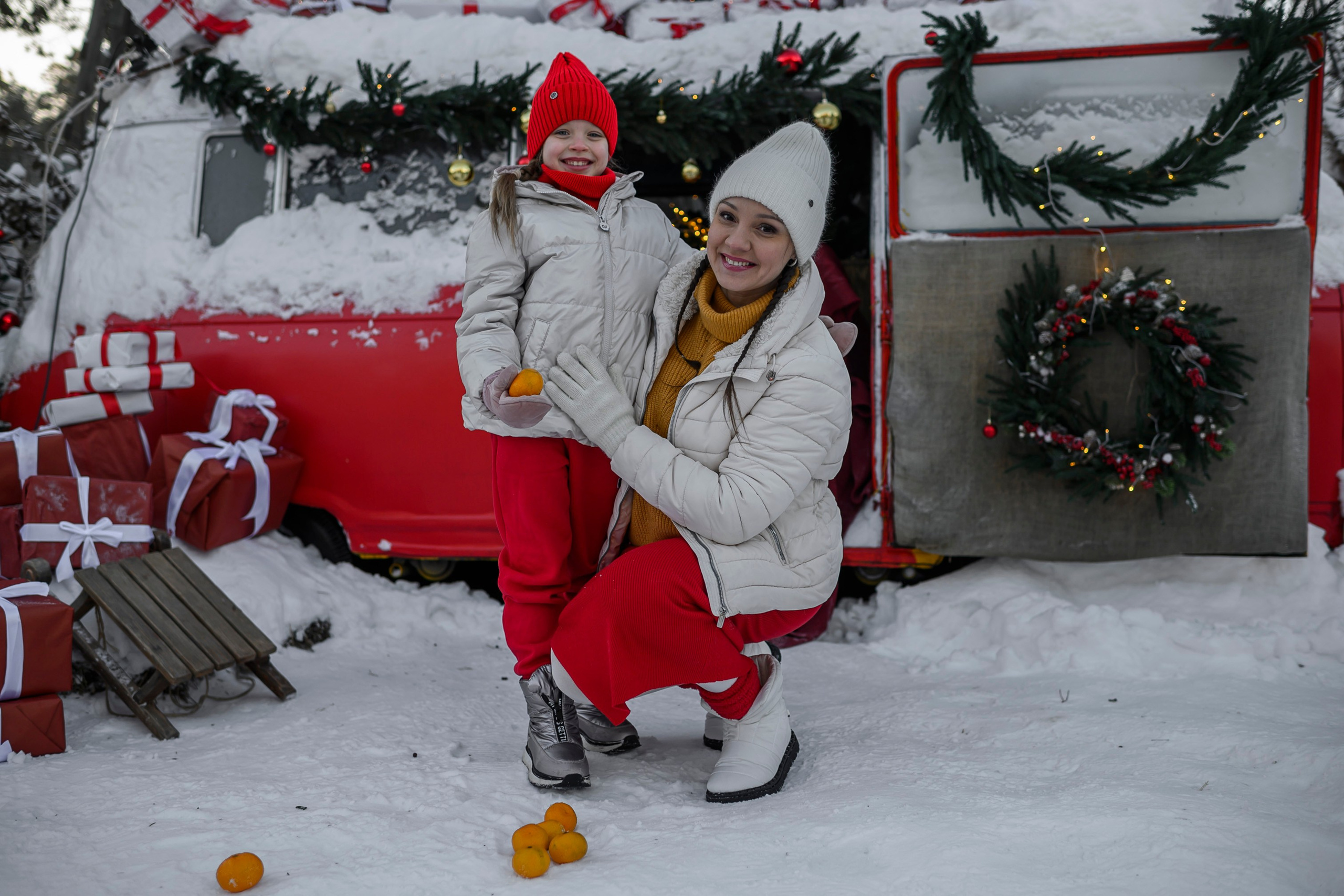 НОВОГОДНИЙ ФУРГОН. Семейный фотограф Екатеринбург Лора Мур