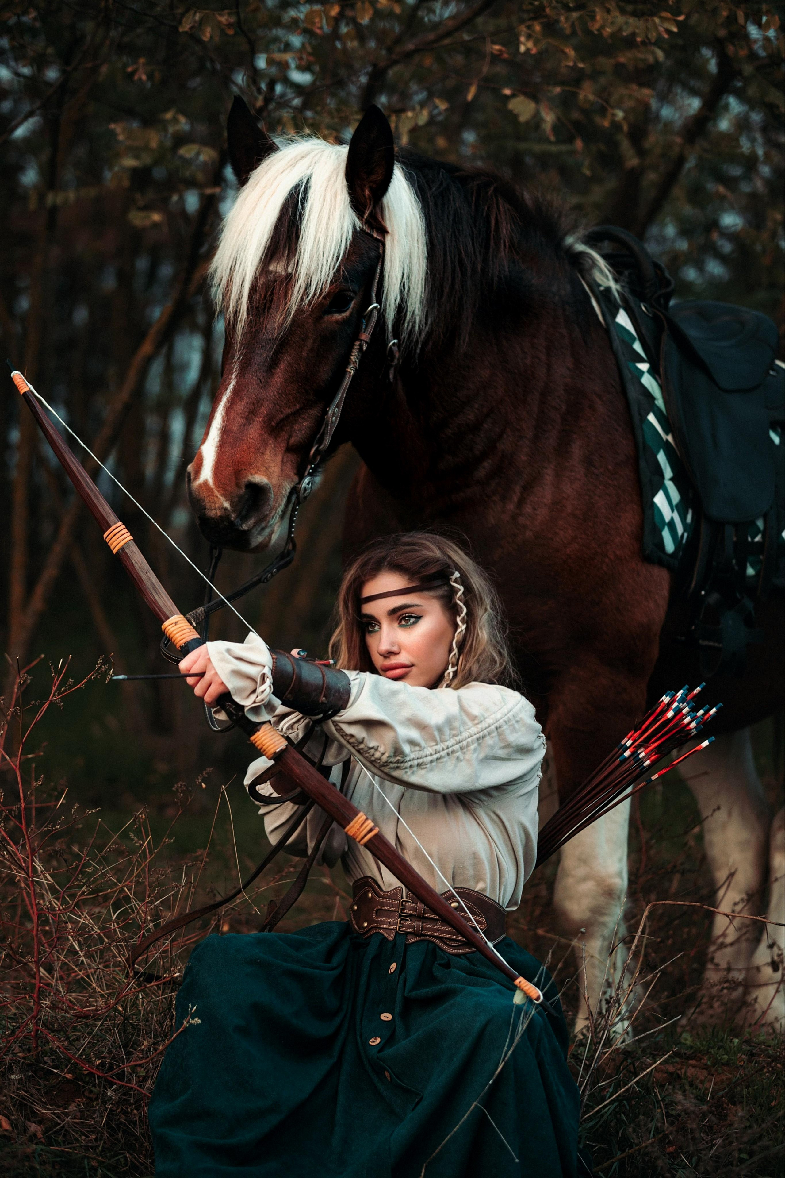 Лучница. Конный и театральный фотограф Анапа