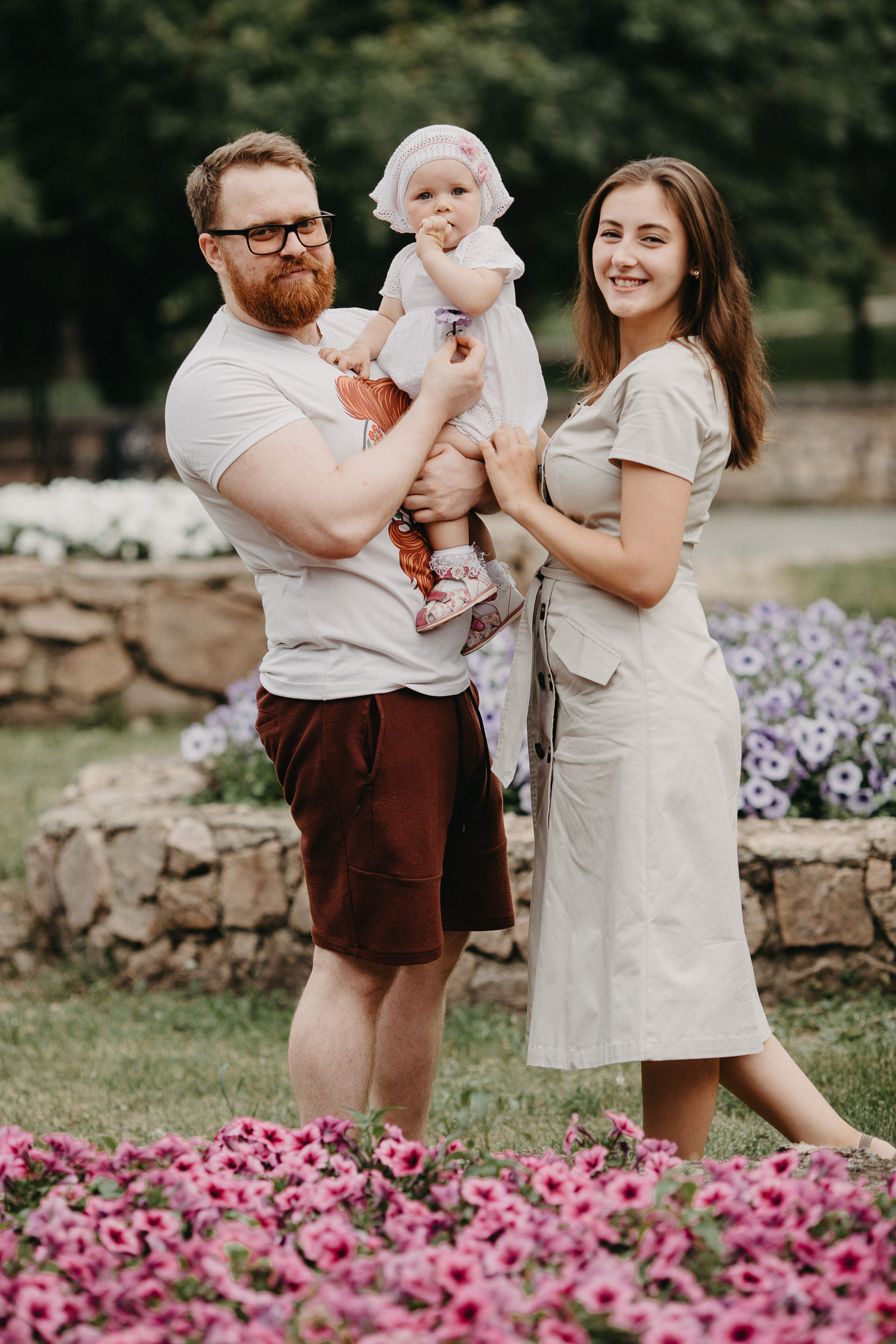 Семейная фотосессия на улице для Анастасии. Свадебный, семейный, brand фотограф в Краснодаре Макарова Ксения