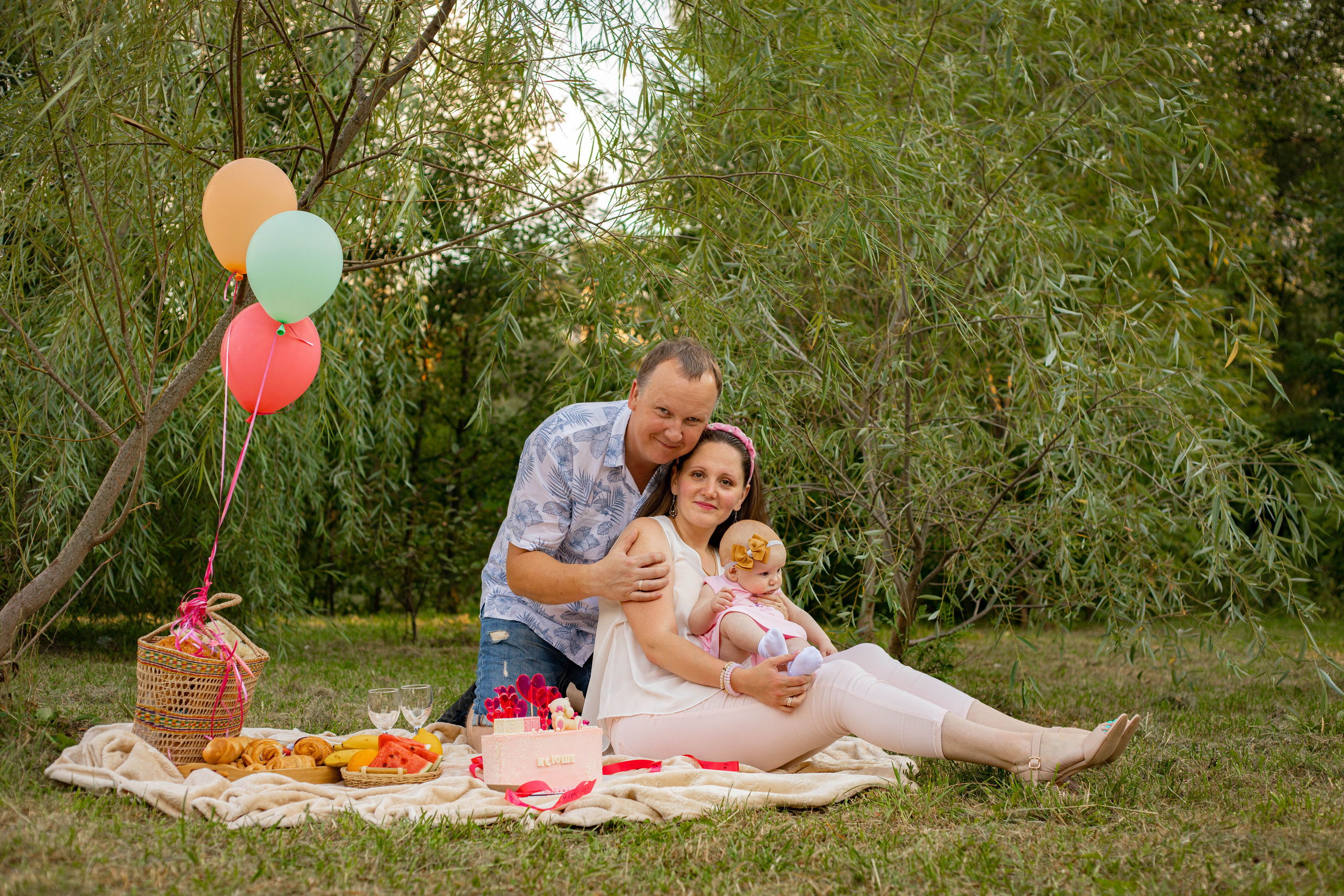 Ксюше 6 месяцев! Наша летняя фотосессия. Фотограф в Железнодорожном и Балашихе