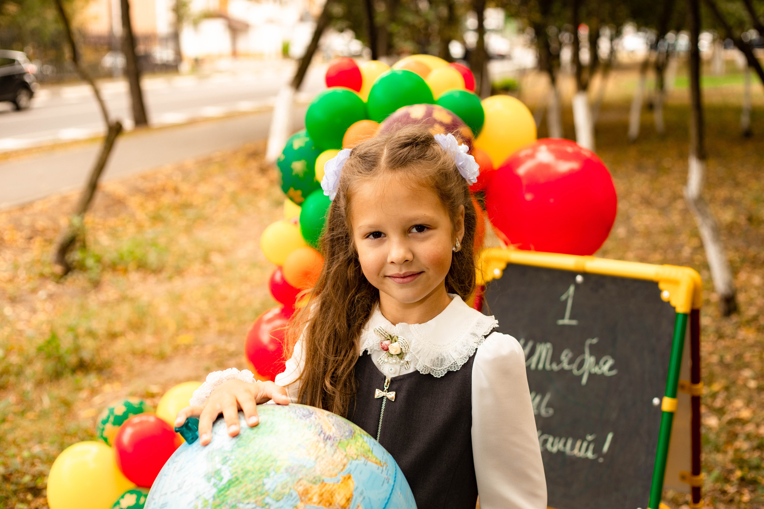 Школьная фотосессия по случаю 1 сентября. Фотограф в Железнодорожном и Балашихе