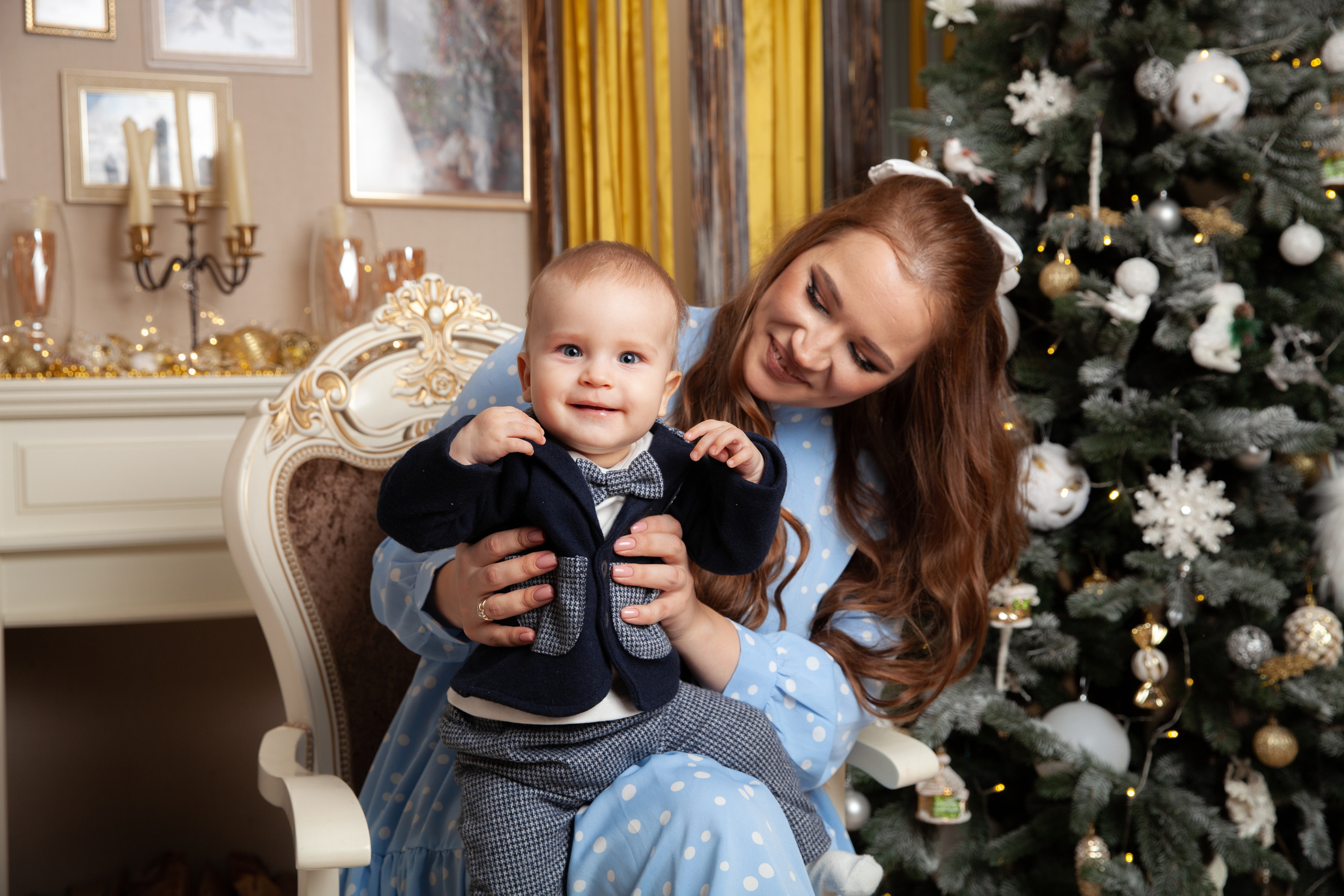 Новогодняя семейная фотосессия для Алины. Фотограф в Железнодорожном и Балашихе