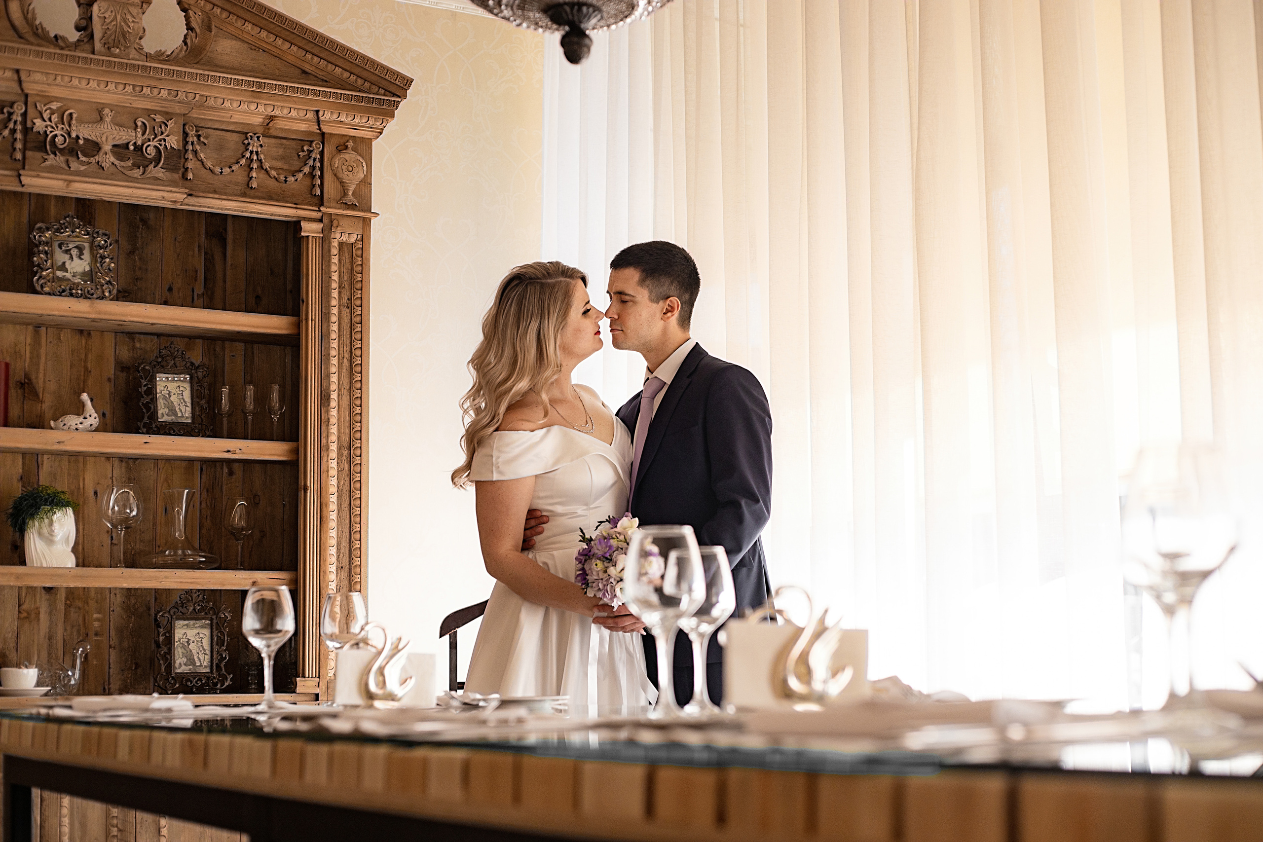 Первые фотографии свадьбы Анны и Игоря. Фотограф в Железнодорожном и Балашихе