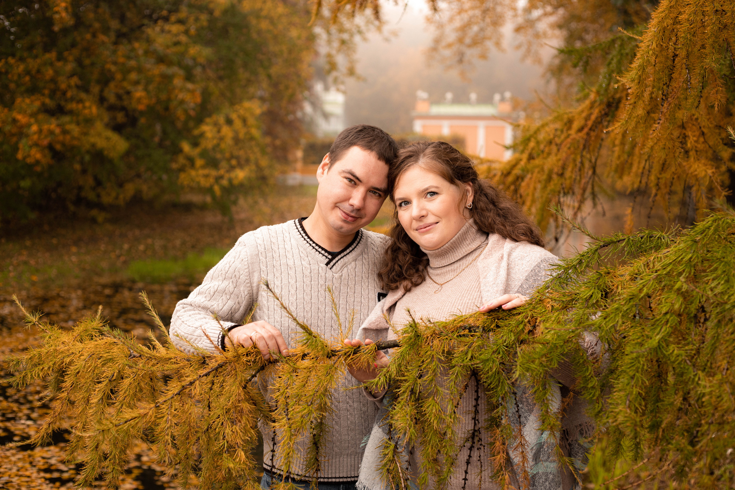 Семейная фотосессия прогулка в парке Кусково. Фотограф в Железнодорожном и Балашихе