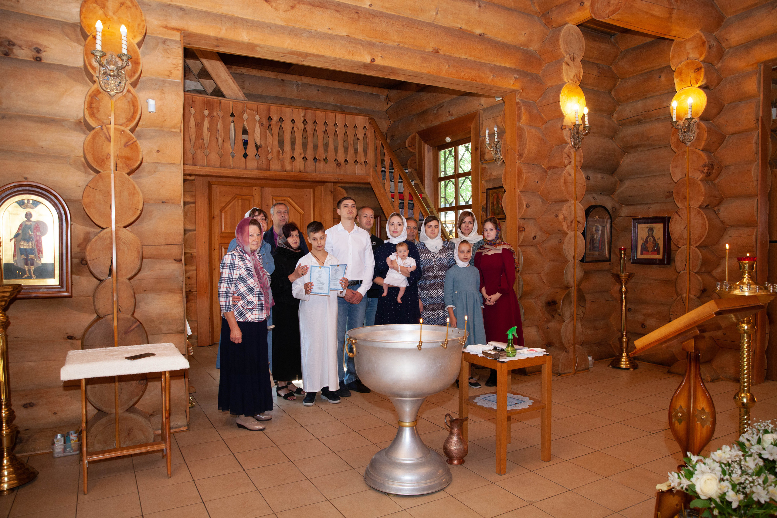 Таинство крещения ВНИИПО. Фотограф в Железнодорожном и Балашихе