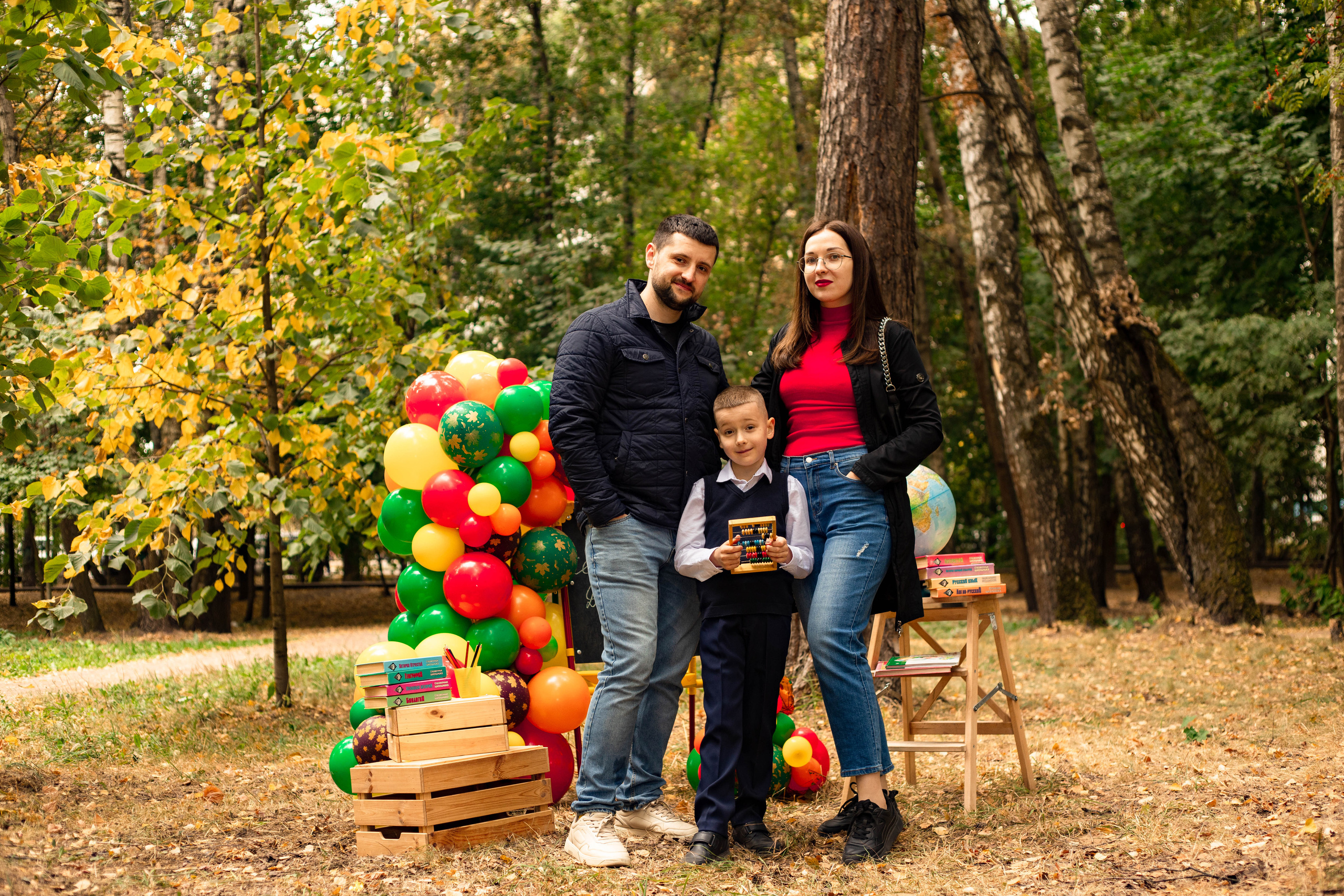 Школьная фотосессия по случаю 1 сентября. Фотограф в Железнодорожном и Балашихе