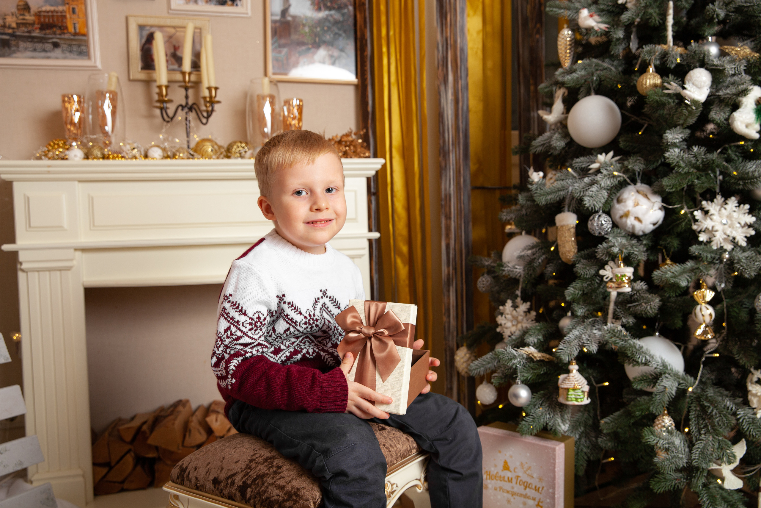 Новогодняя фотосессия для Анастасии. Фотограф в Железнодорожном и Балашихе