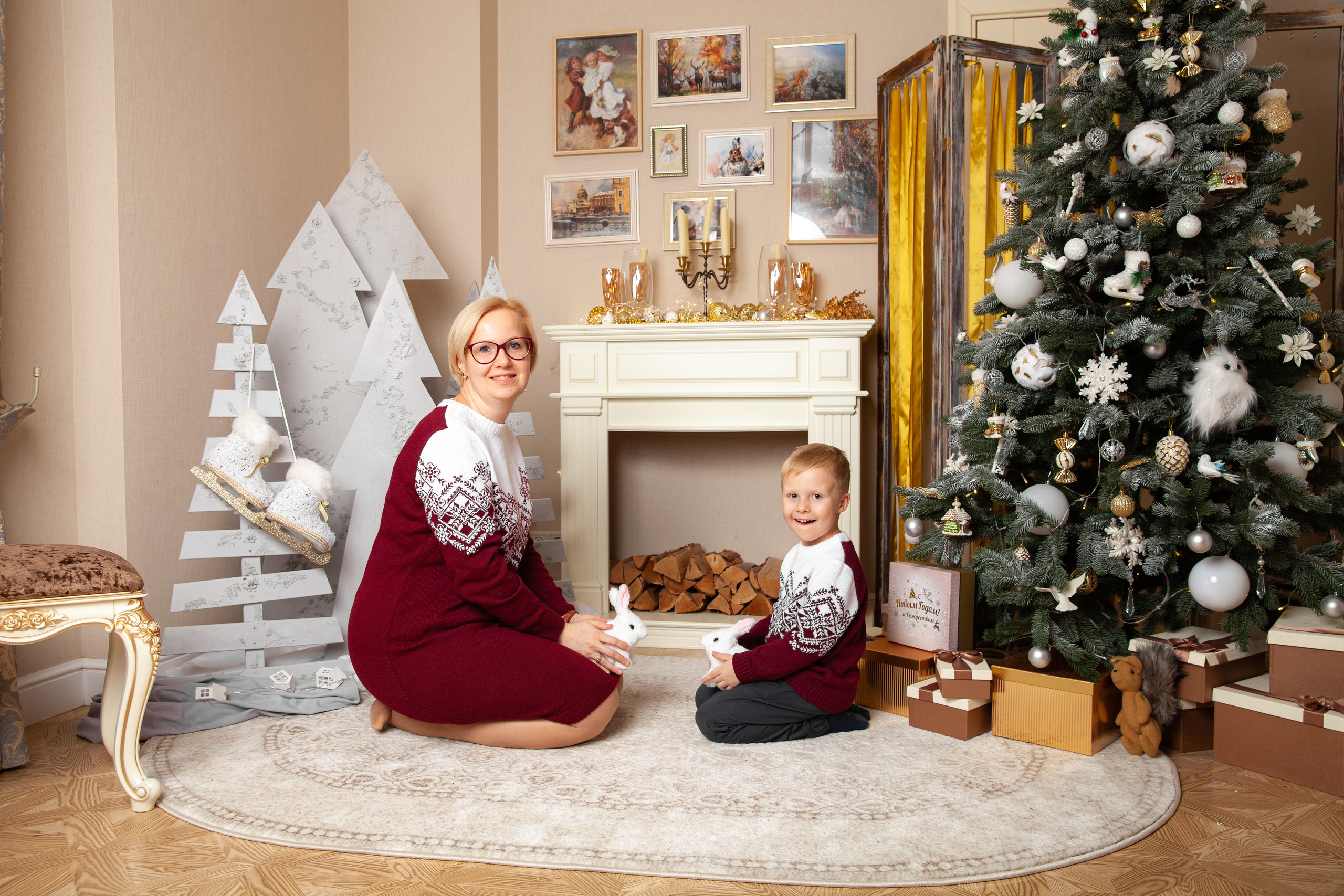 Новогодняя фотосессия для Анастасии. Фотограф в Железнодорожном и Балашихе