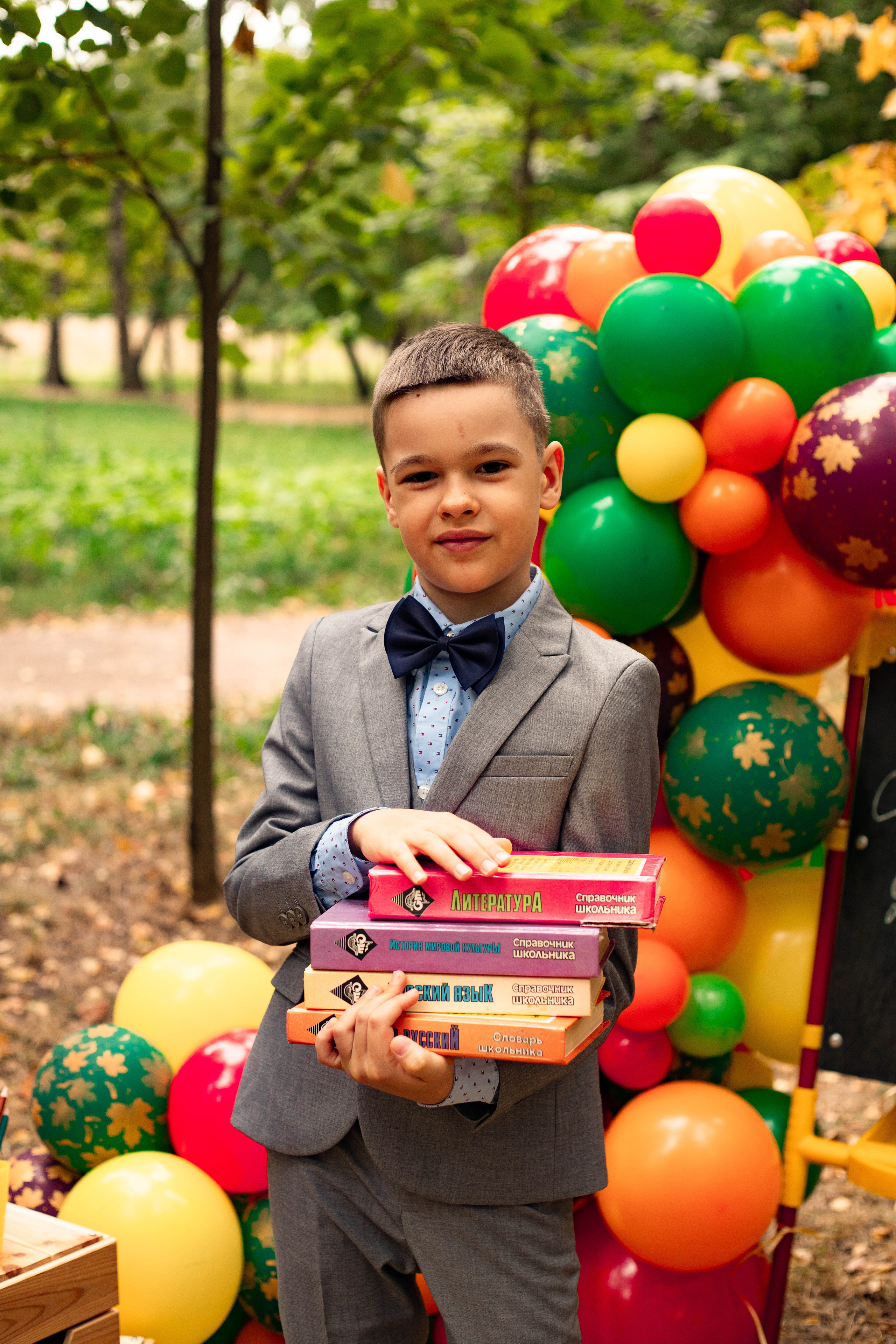 Школьная фотосессия по случаю 1 сентября. Фотограф в Железнодорожном и Балашихе
