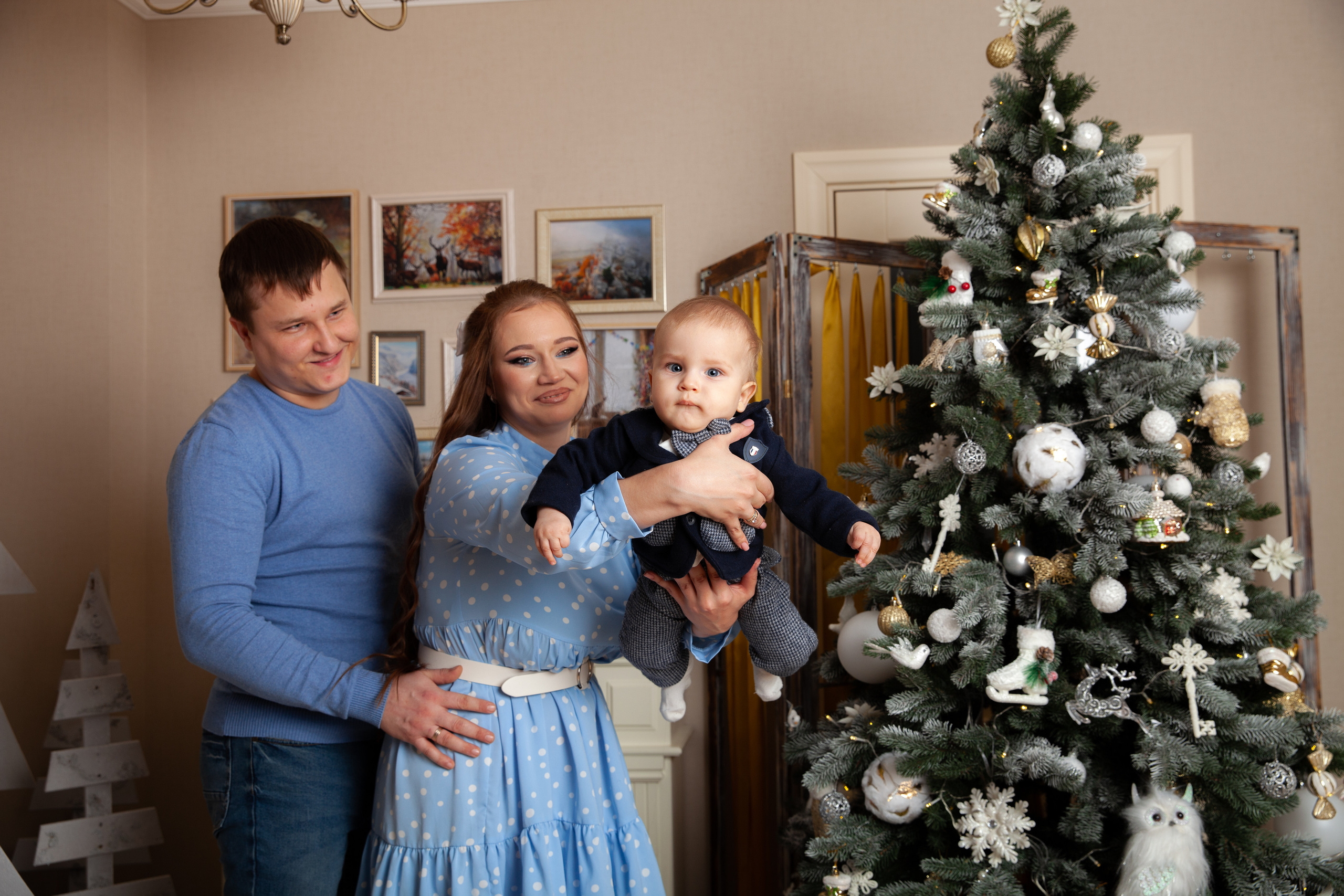 Новогодняя семейная фотосессия для Алины. Фотограф в Железнодорожном и Балашихе
