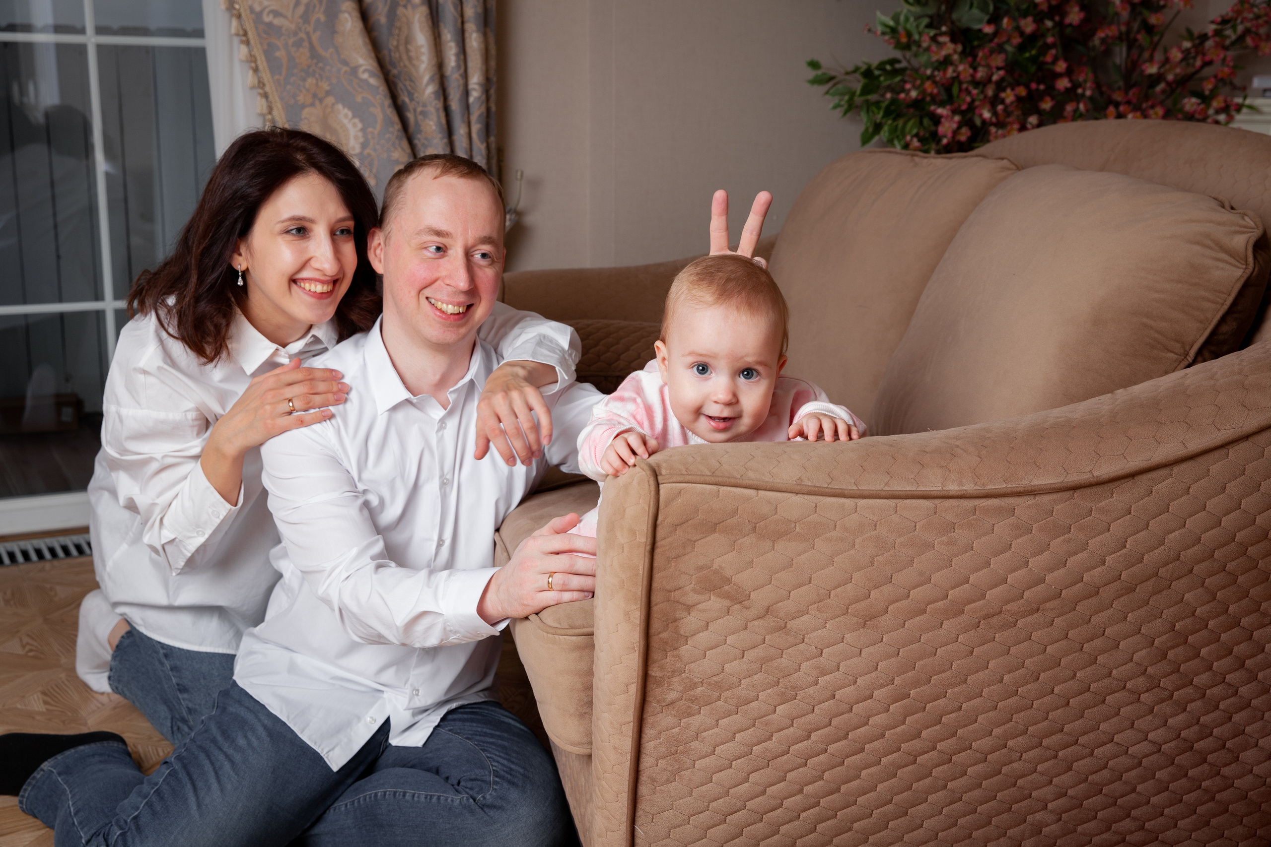 Семейная фотосессия с маленькой Лизой. Фотограф в Железнодорожном и Балашихе