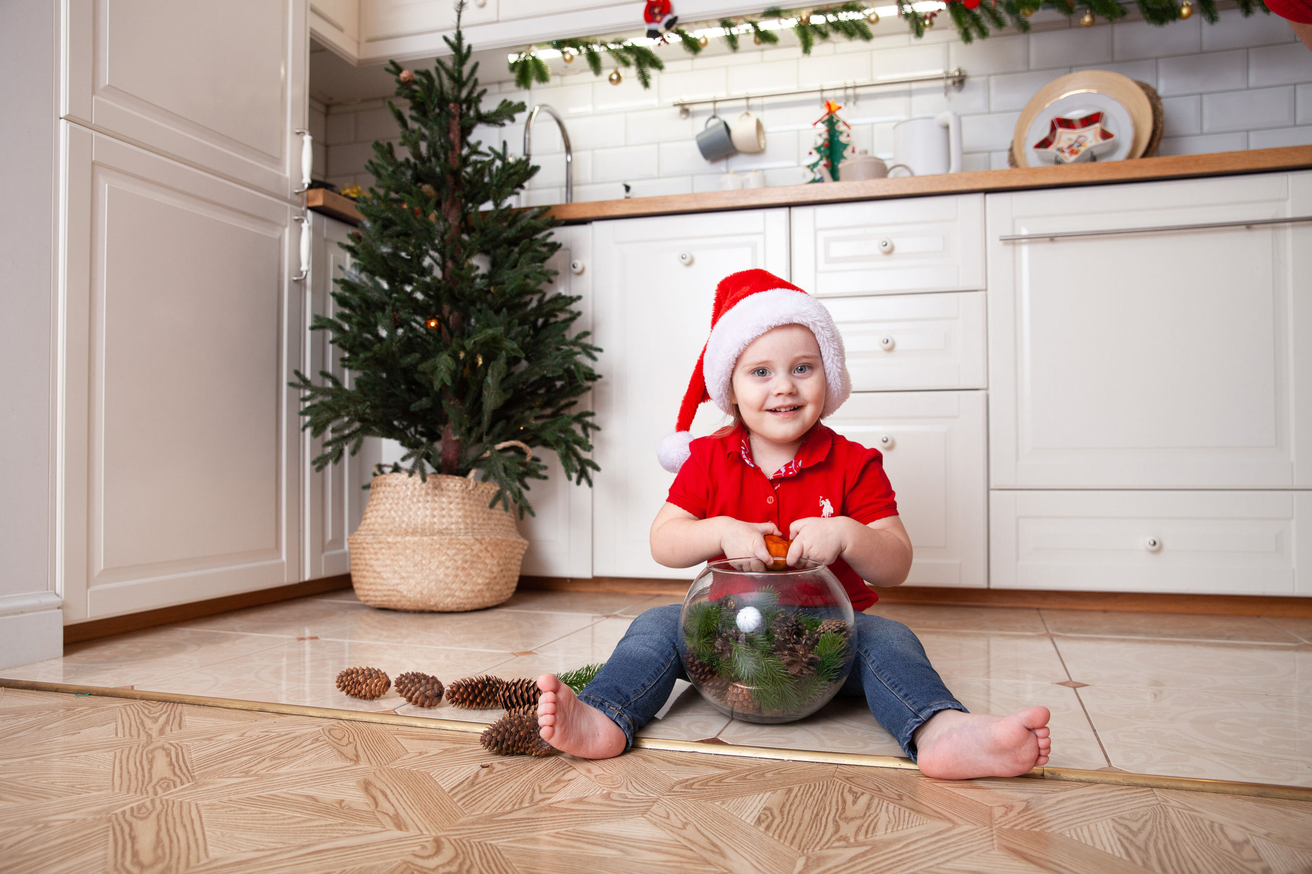 детская новогодняя съемка