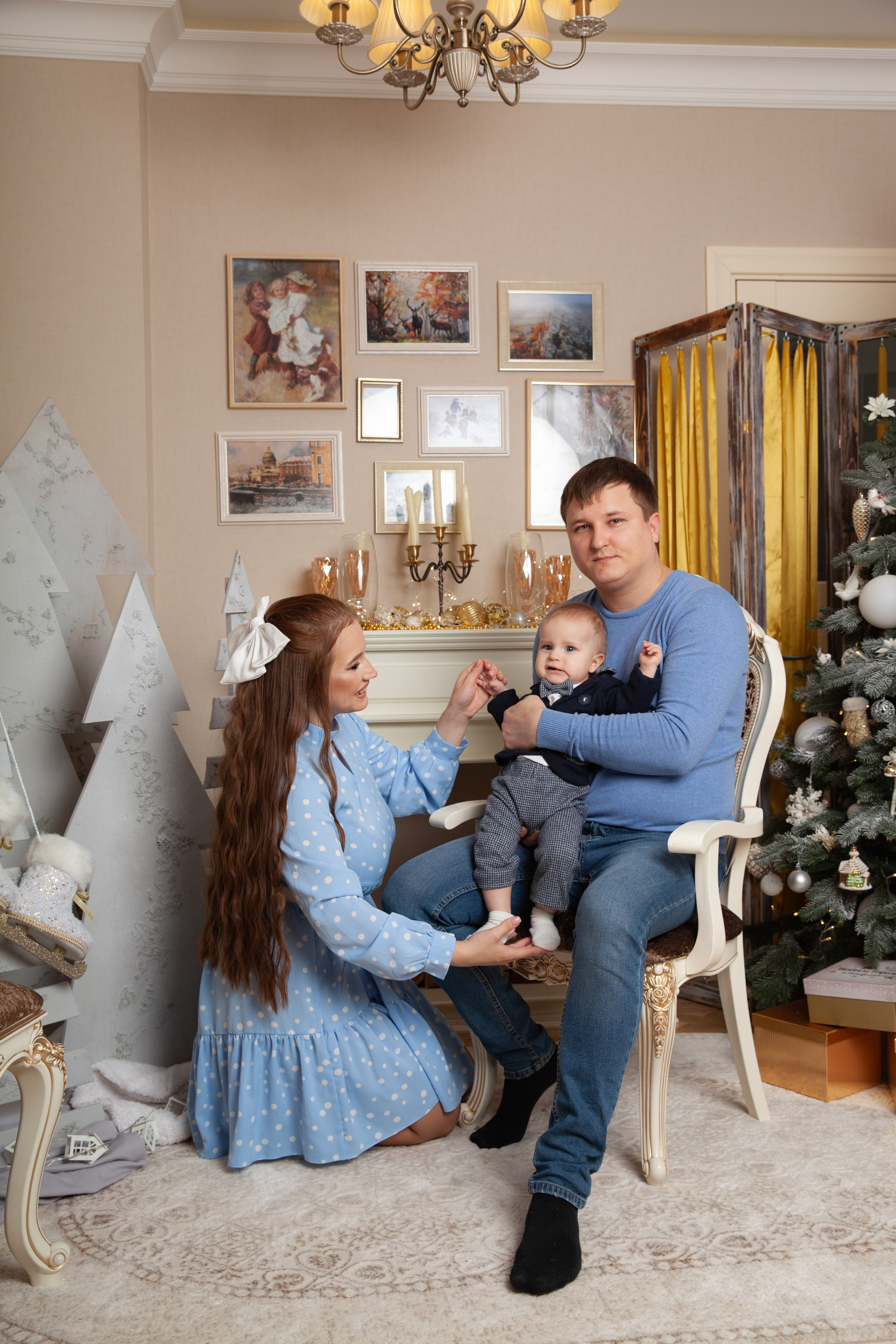 Новогодняя семейная фотосессия для Алины. Фотограф в Железнодорожном и Балашихе