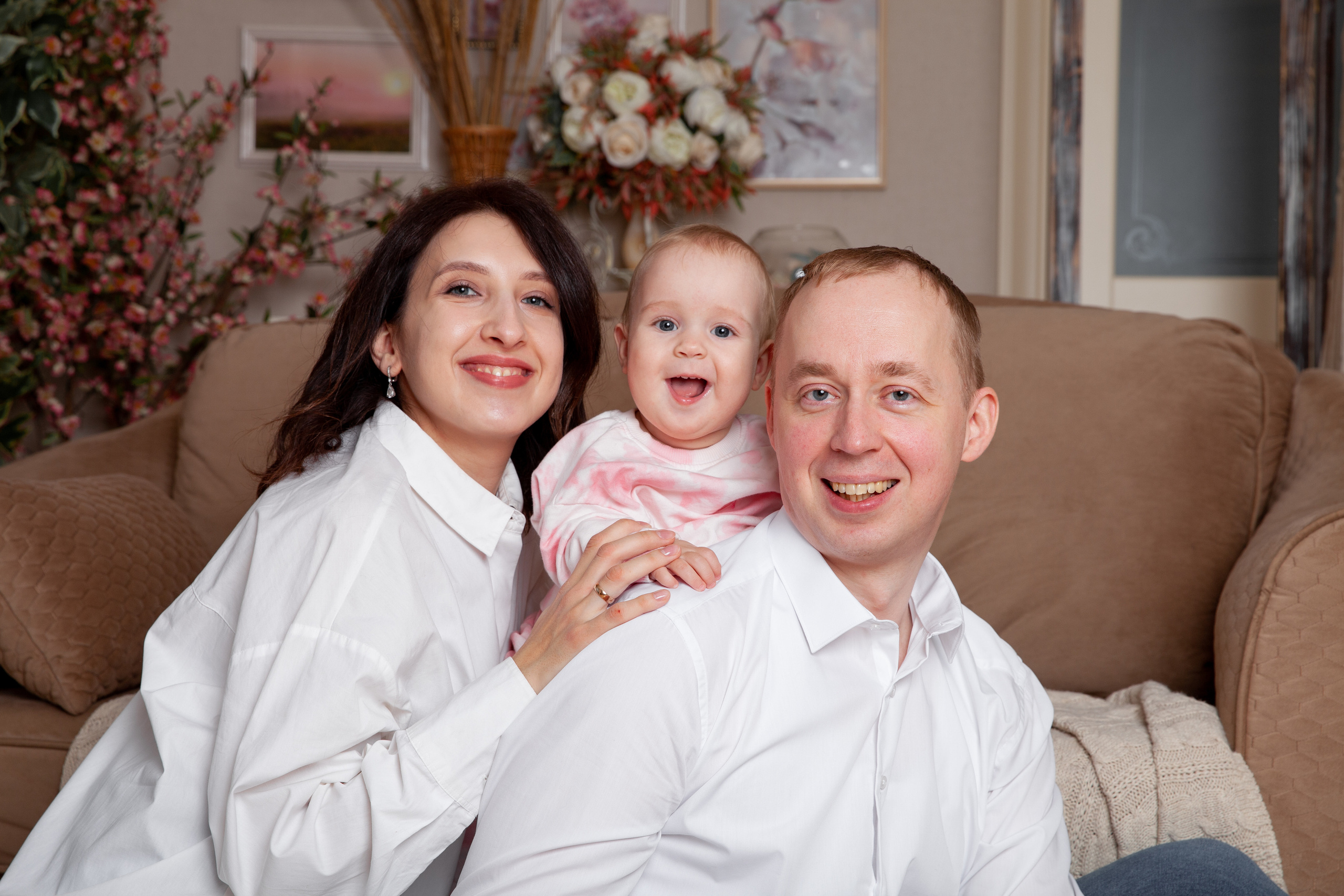 Семейная фотосессия с маленькой Лизой. Фотограф в Железнодорожном и Балашихе