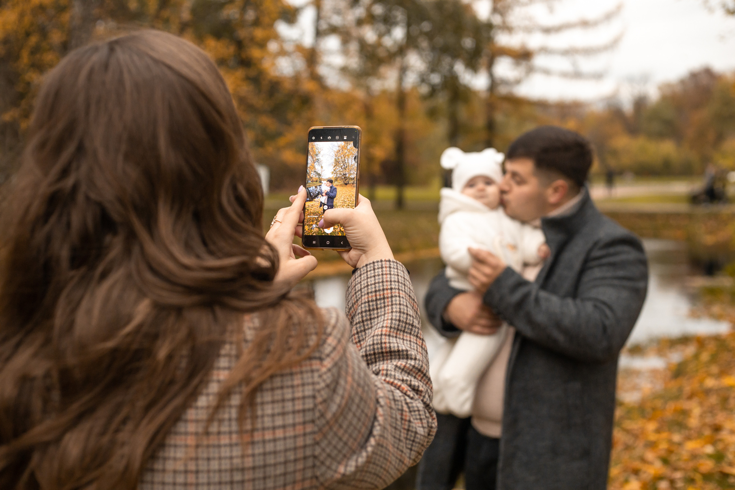 Фотопрогулка в парке для Марины, Василия и Варечки. Фотограф в Железнодорожном и Балашихе