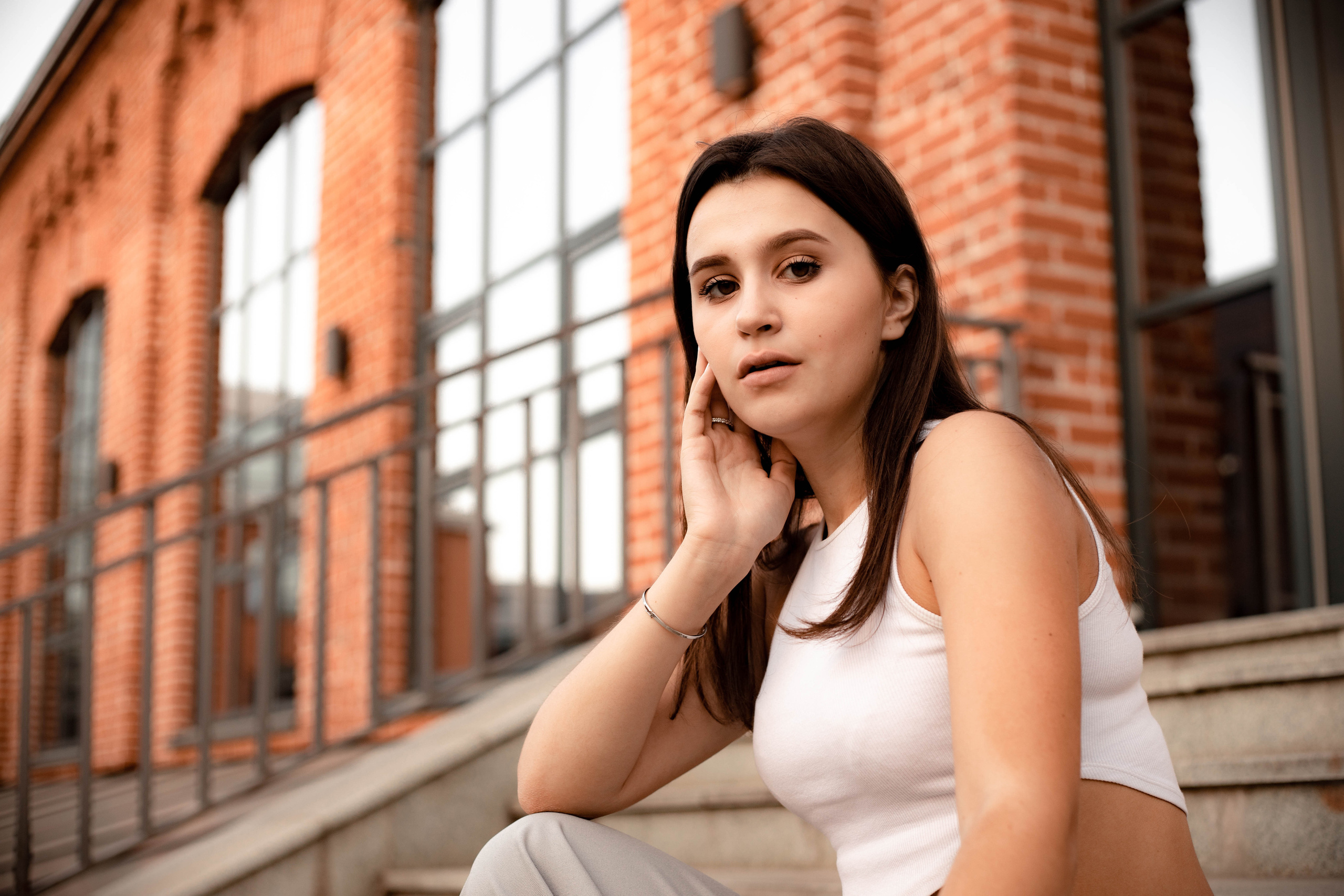 Женская фотосессия на заводе Арма. Фотограф в Железнодорожном и Балашихе