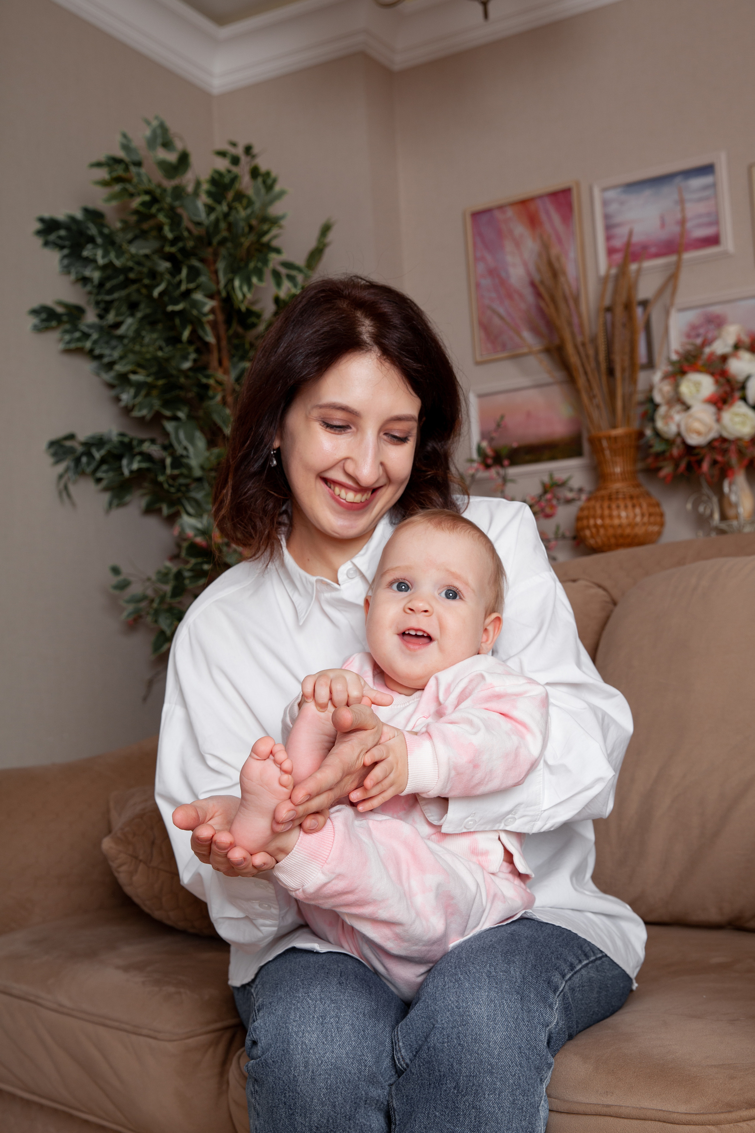 Семейная фотосессия с маленькой Лизой. Фотограф в Железнодорожном и Балашихе