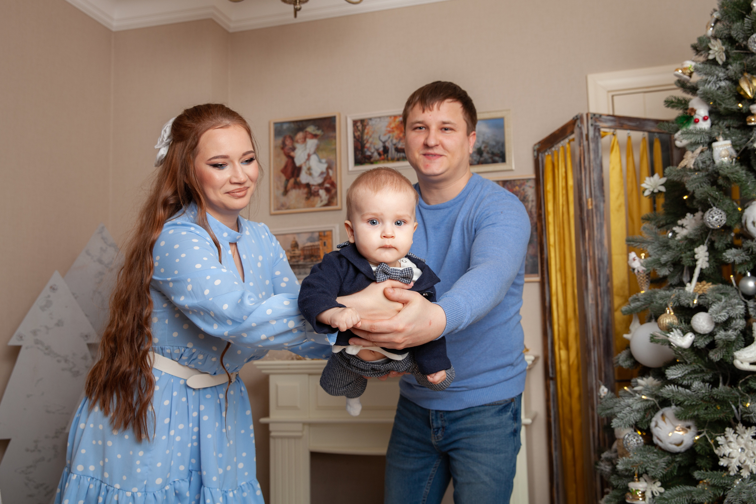 Новогодняя семейная фотосессия для Алины. Фотограф в Железнодорожном и Балашихе