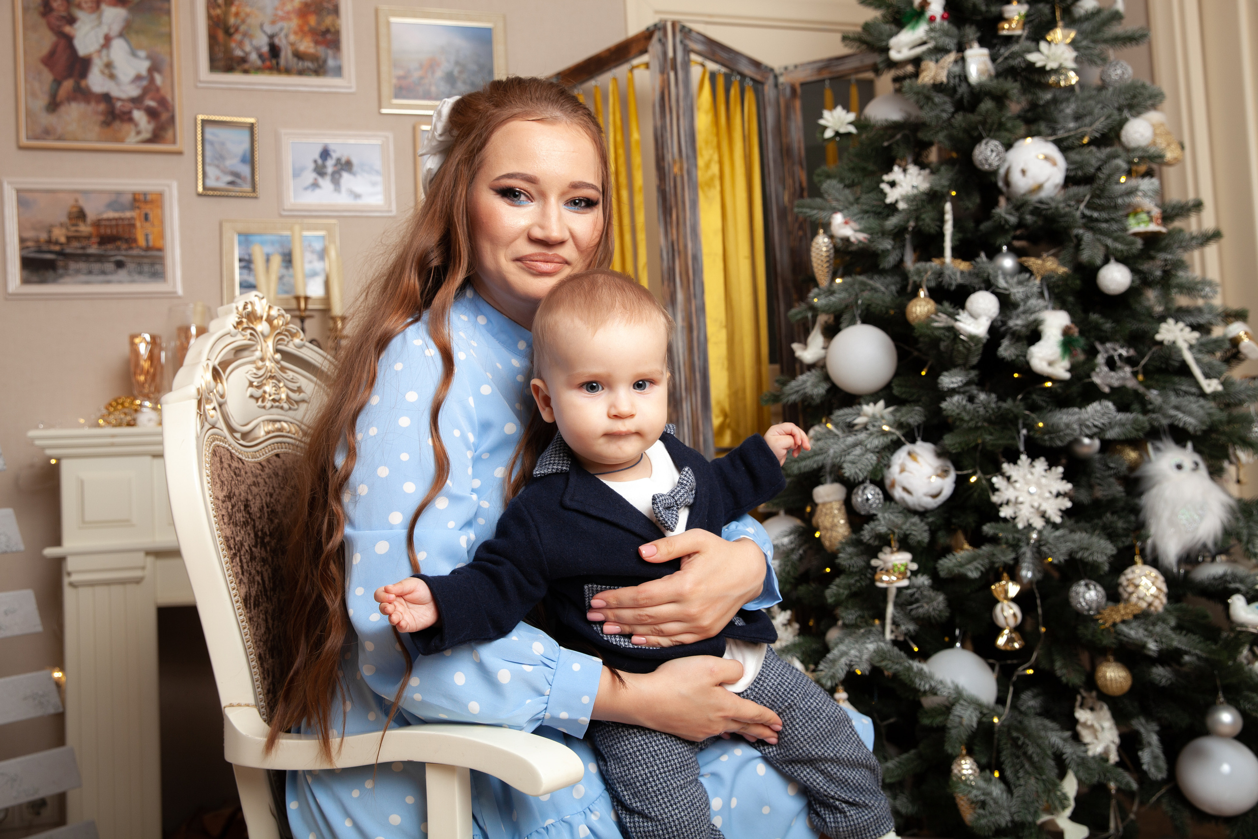 Новогодняя семейная фотосессия для Алины. Фотограф в Железнодорожном и Балашихе