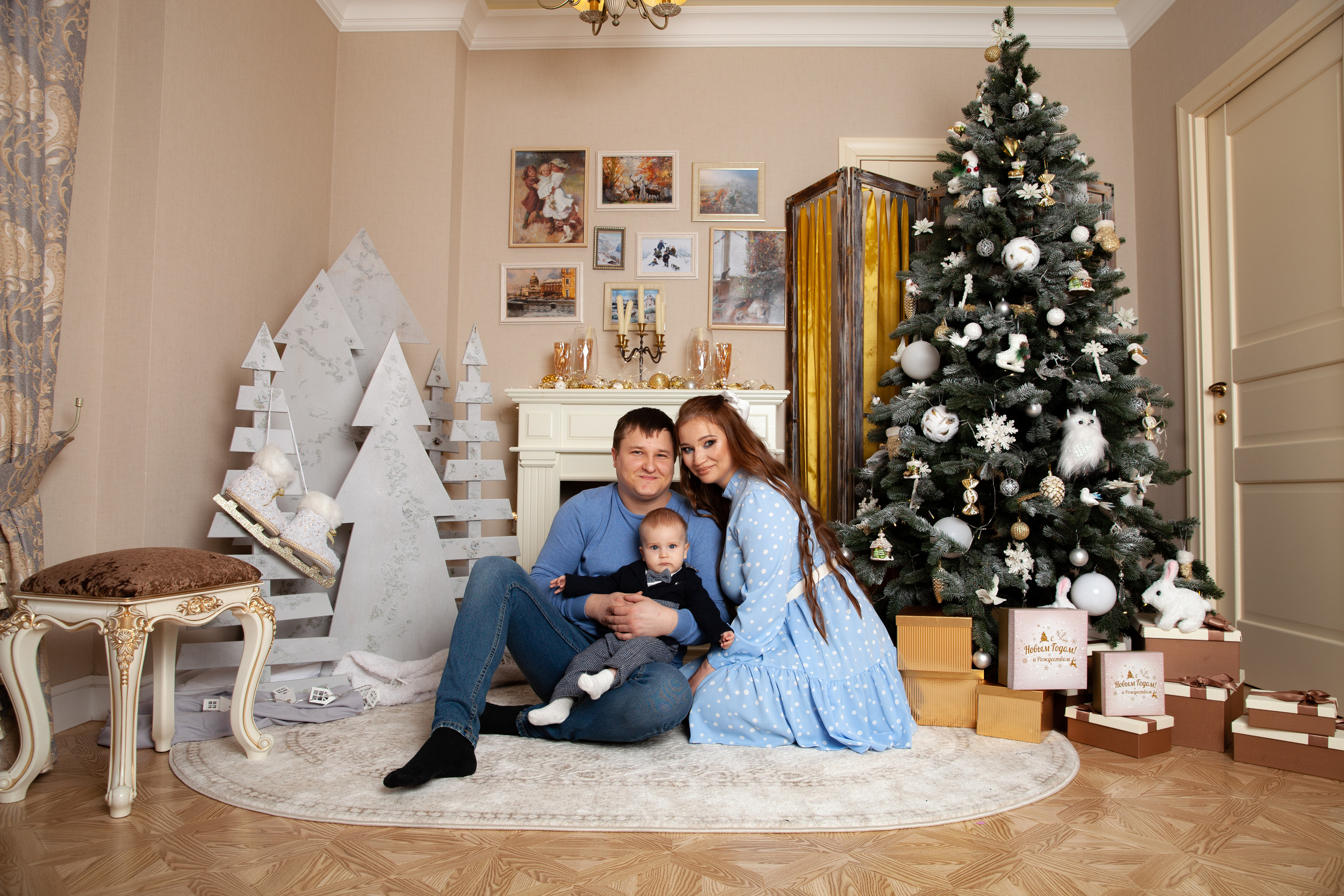 Новогодняя семейная фотосессия для Алины. Фотограф в Железнодорожном и Балашихе