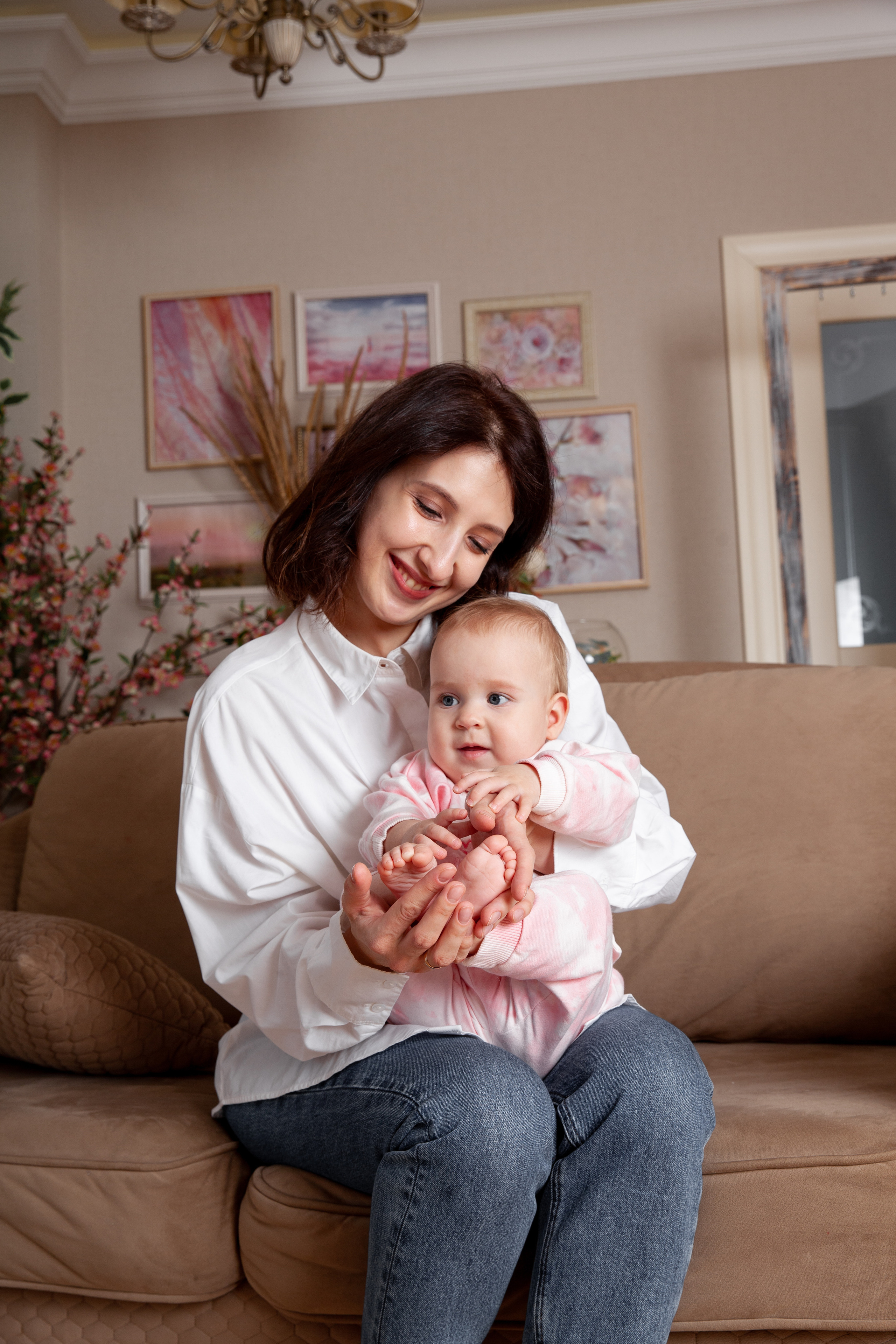 Семейная фотосессия с маленькой Лизой. Фотограф в Железнодорожном и Балашихе