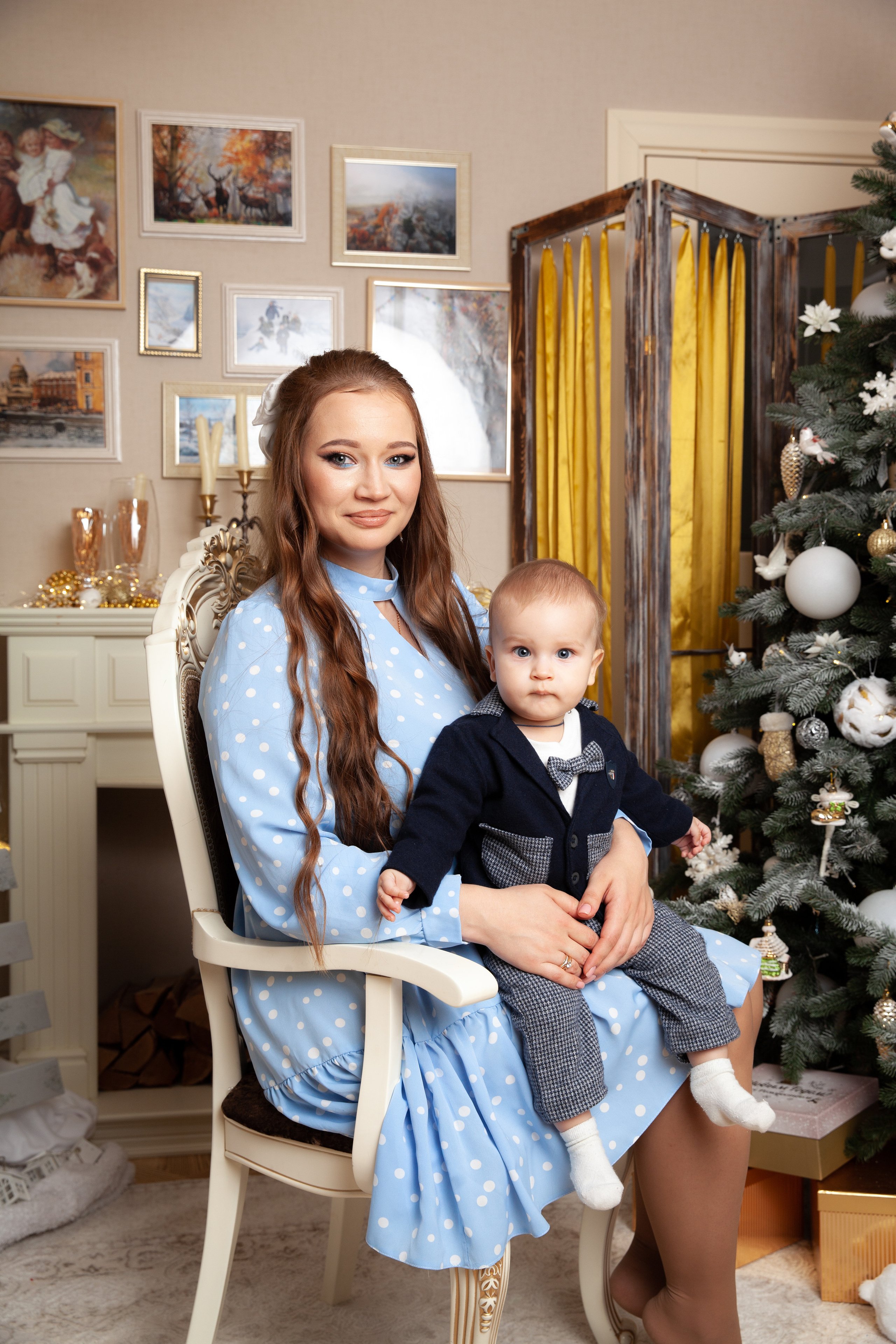 Новогодняя семейная фотосессия для Алины. Фотограф в Железнодорожном и Балашихе