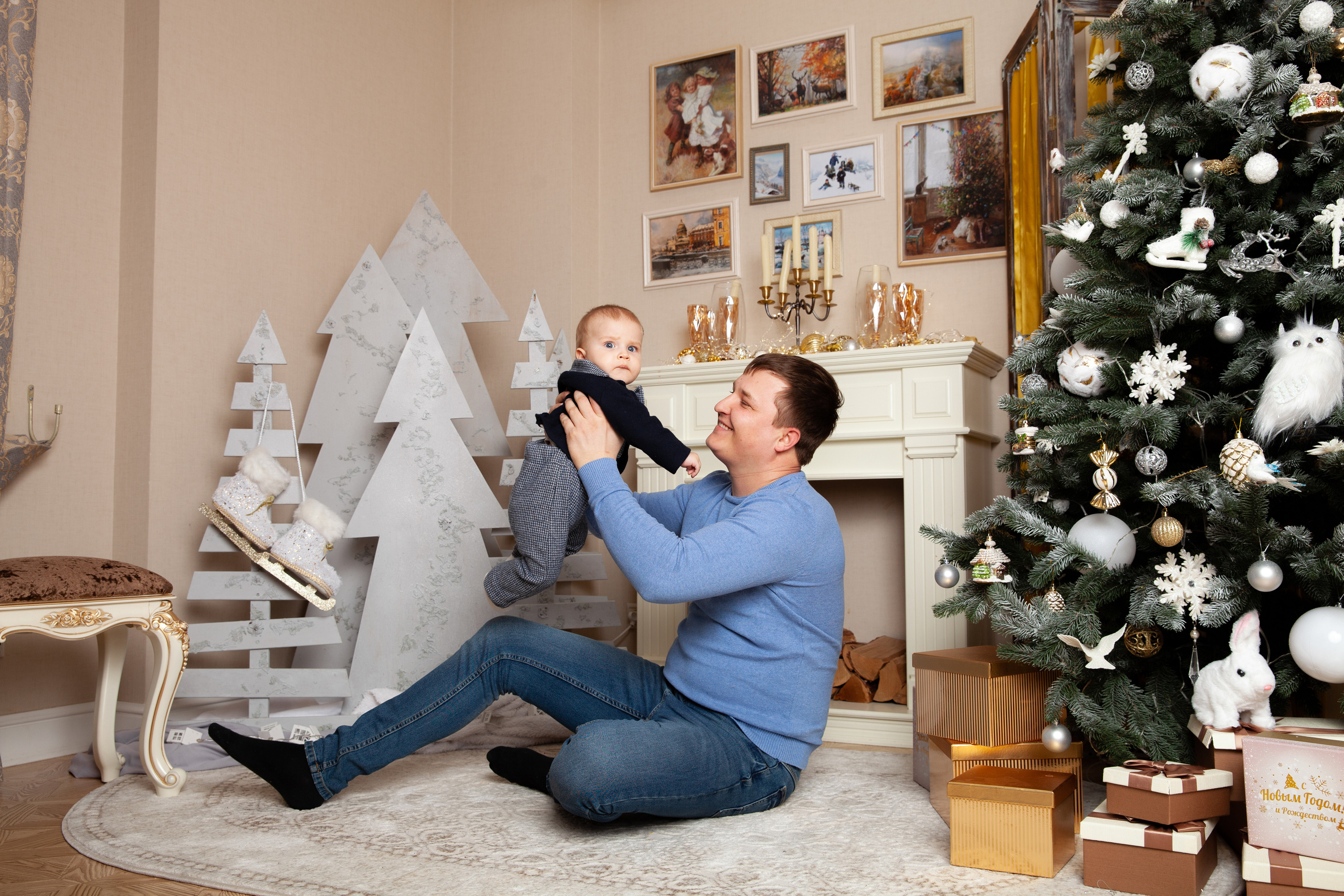 Новогодняя семейная фотосессия для Алины. Фотограф в Железнодорожном и Балашихе