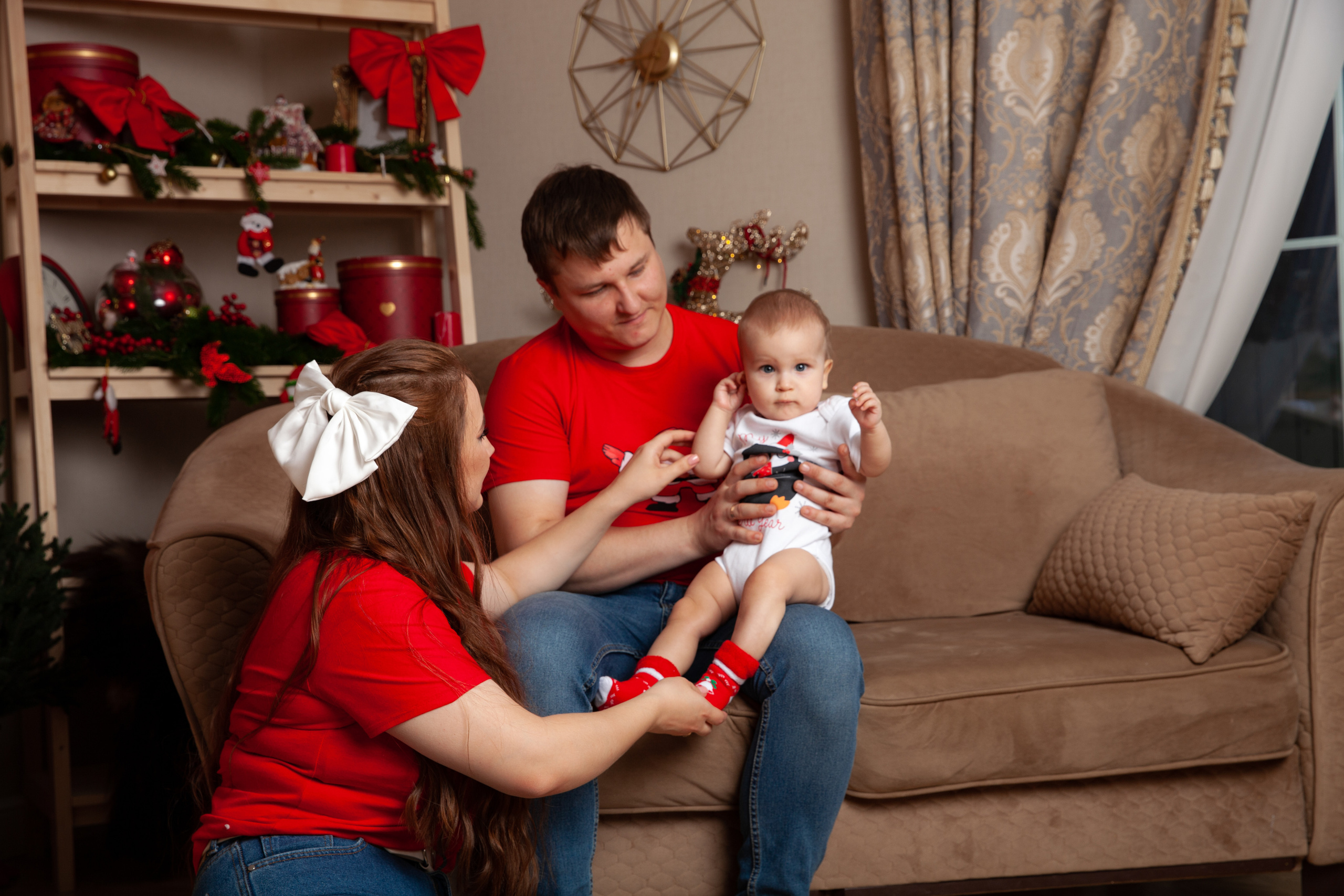 Новогодняя семейная фотосессия для Алины. Фотограф в Железнодорожном и Балашихе