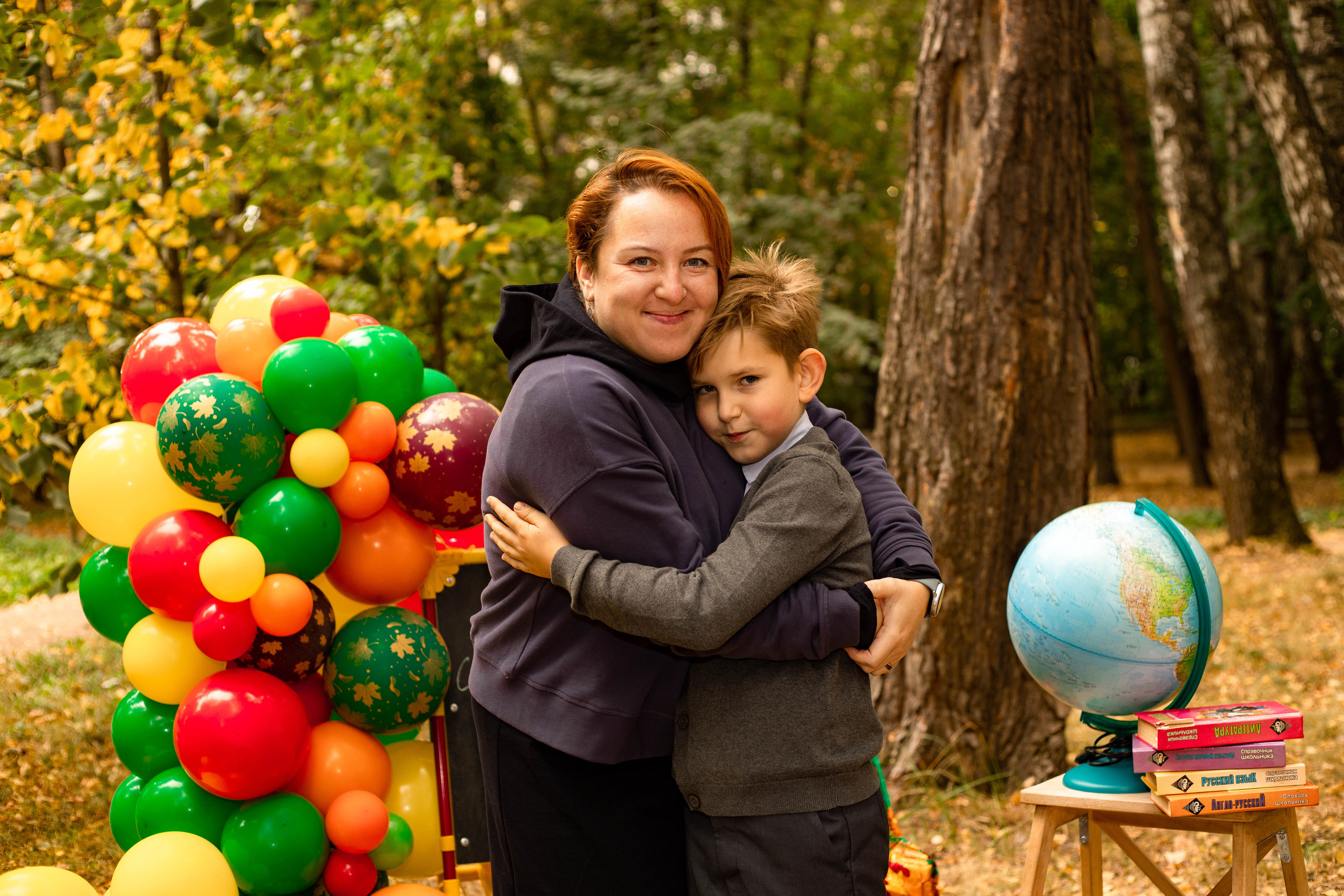 Школьная фотосессия по случаю 1 сентября. Фотограф в Железнодорожном и Балашихе