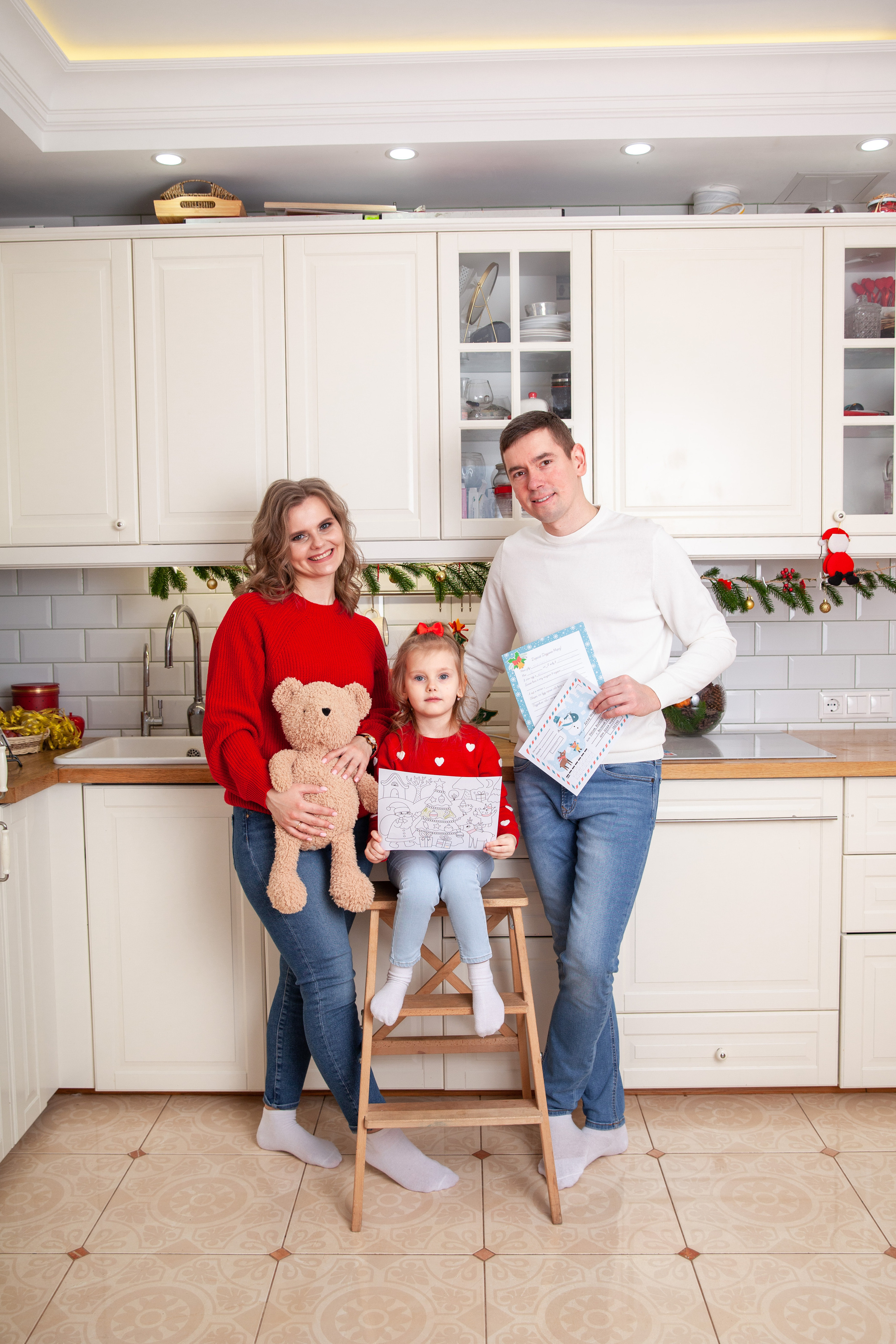 как украсить кухню на новый год