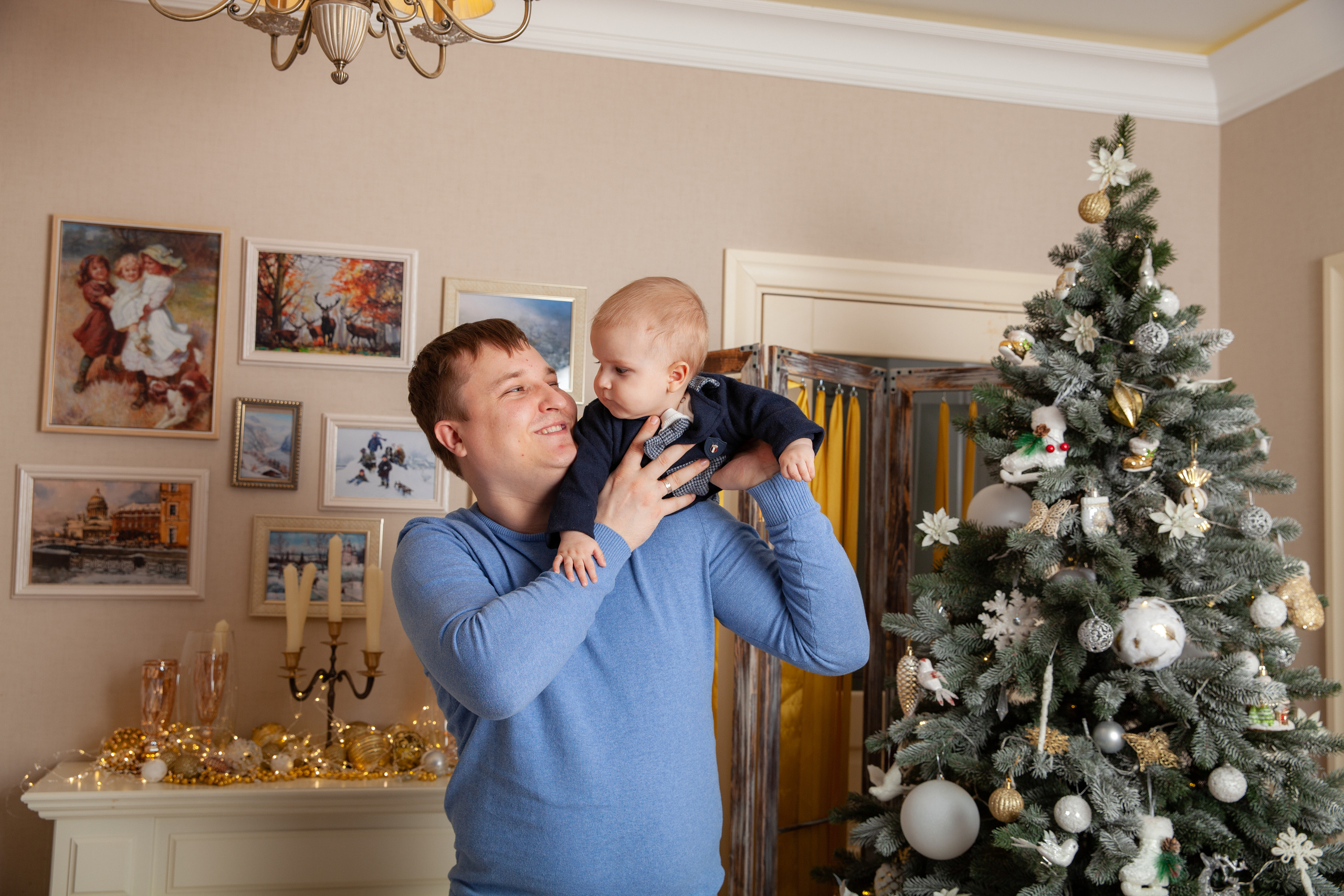 Новогодняя семейная фотосессия для Алины. Фотограф в Железнодорожном и Балашихе