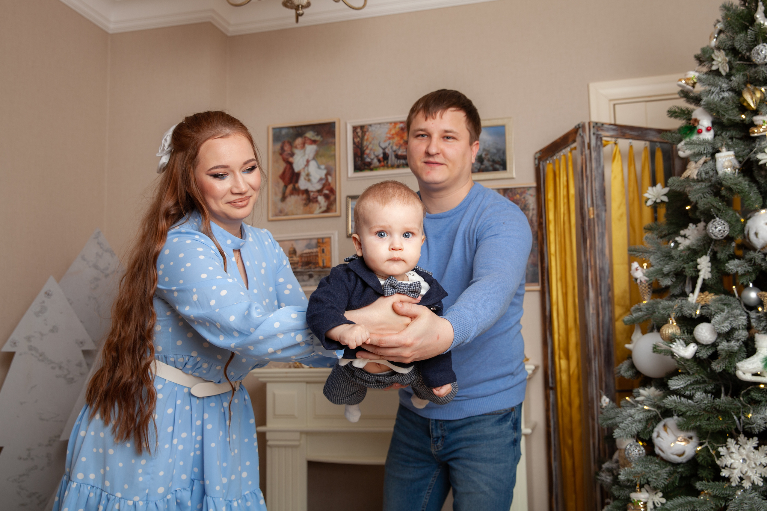 Новогодняя семейная фотосессия для Алины. Фотограф в Железнодорожном и Балашихе