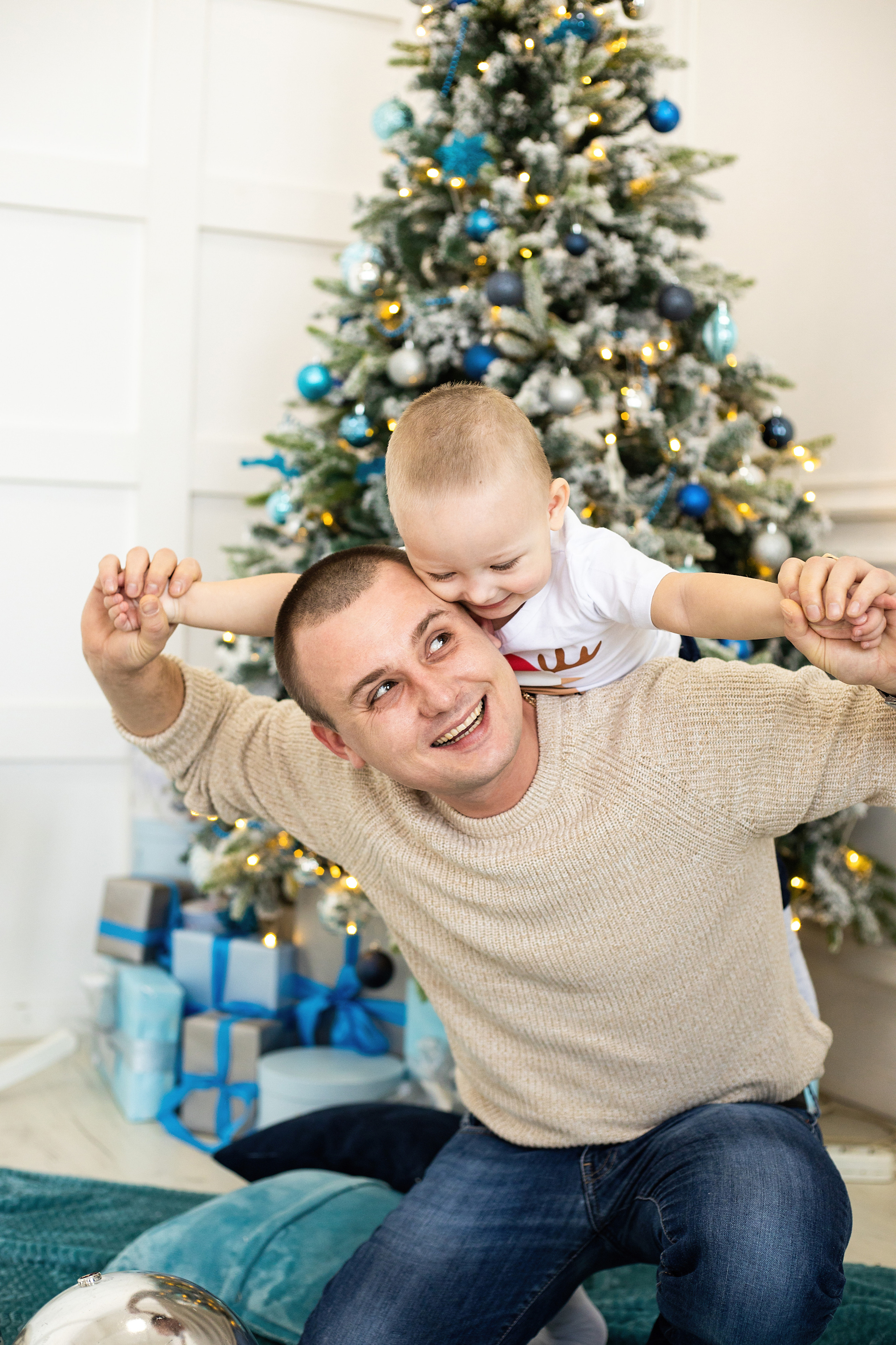 папа с сыном