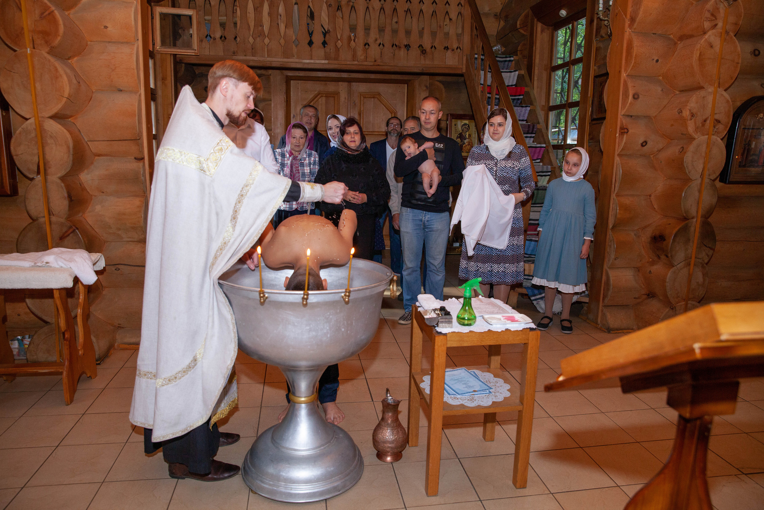 Таинство крещения ВНИИПО. Фотограф в Железнодорожном и Балашихе