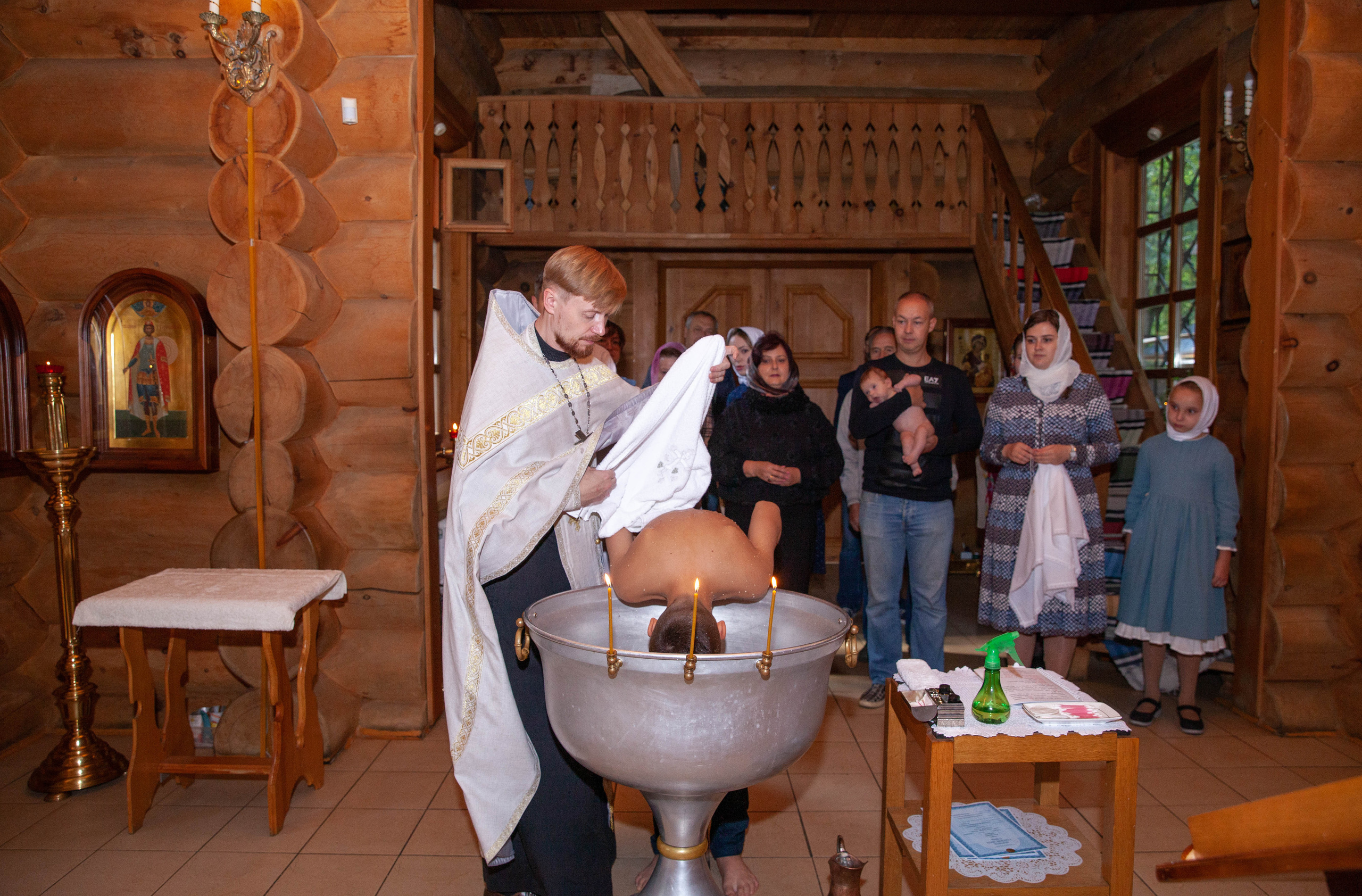Таинство крещения ВНИИПО. Фотограф в Железнодорожном и Балашихе