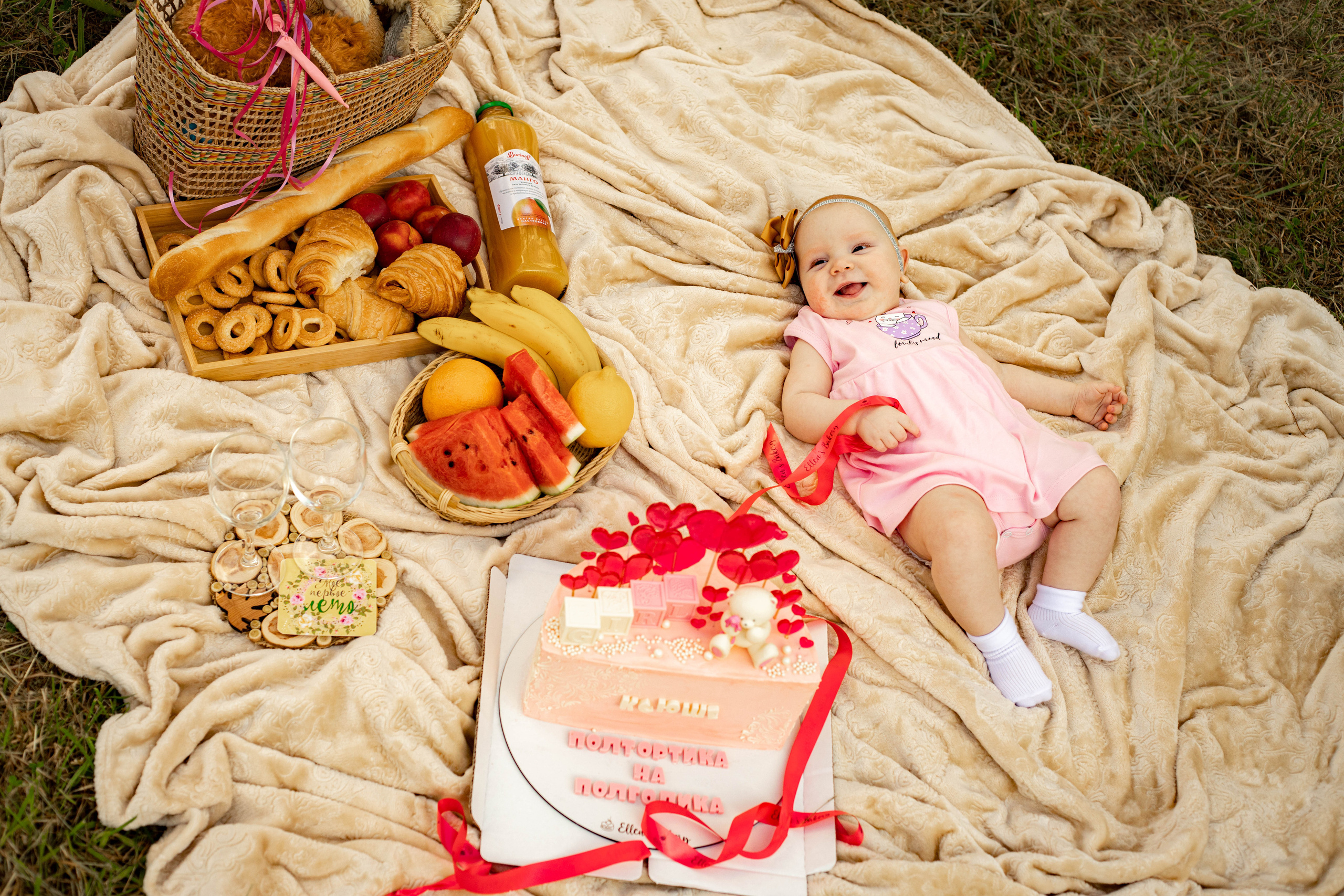 Ксюше 6 месяцев! Наша летняя фотосессия. Фотограф в Железнодорожном и Балашихе