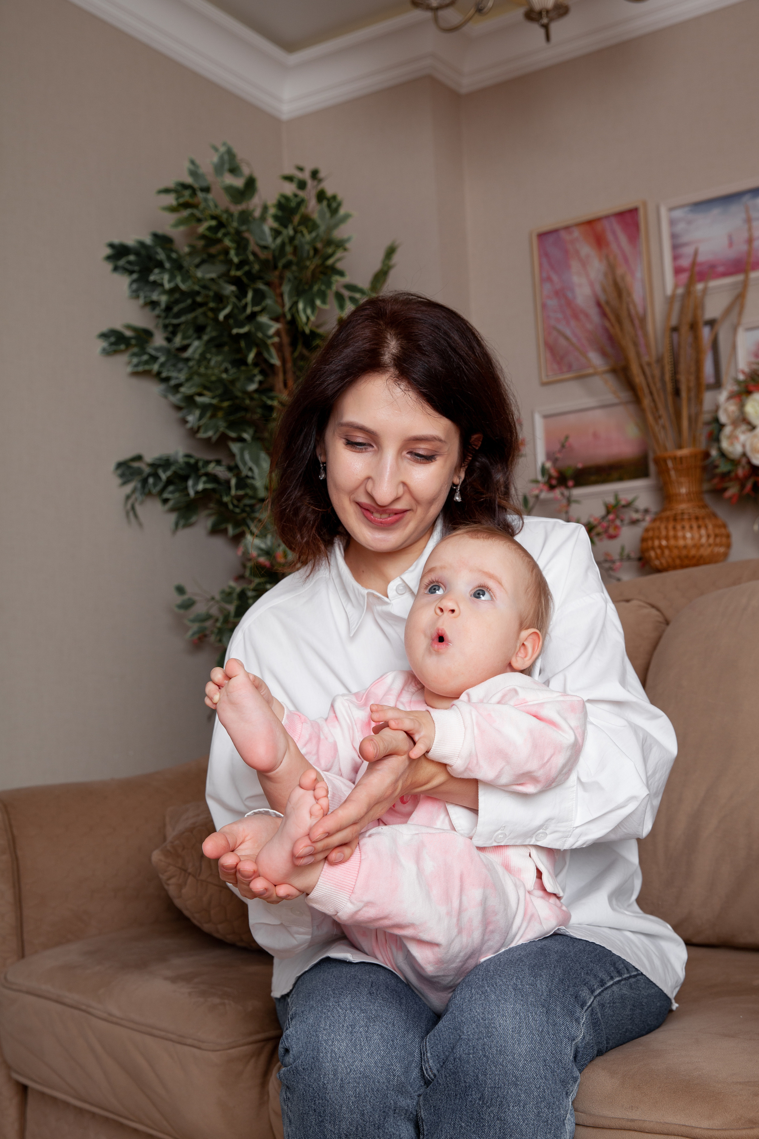 Семейная фотосессия с маленькой Лизой. Фотограф в Железнодорожном и Балашихе