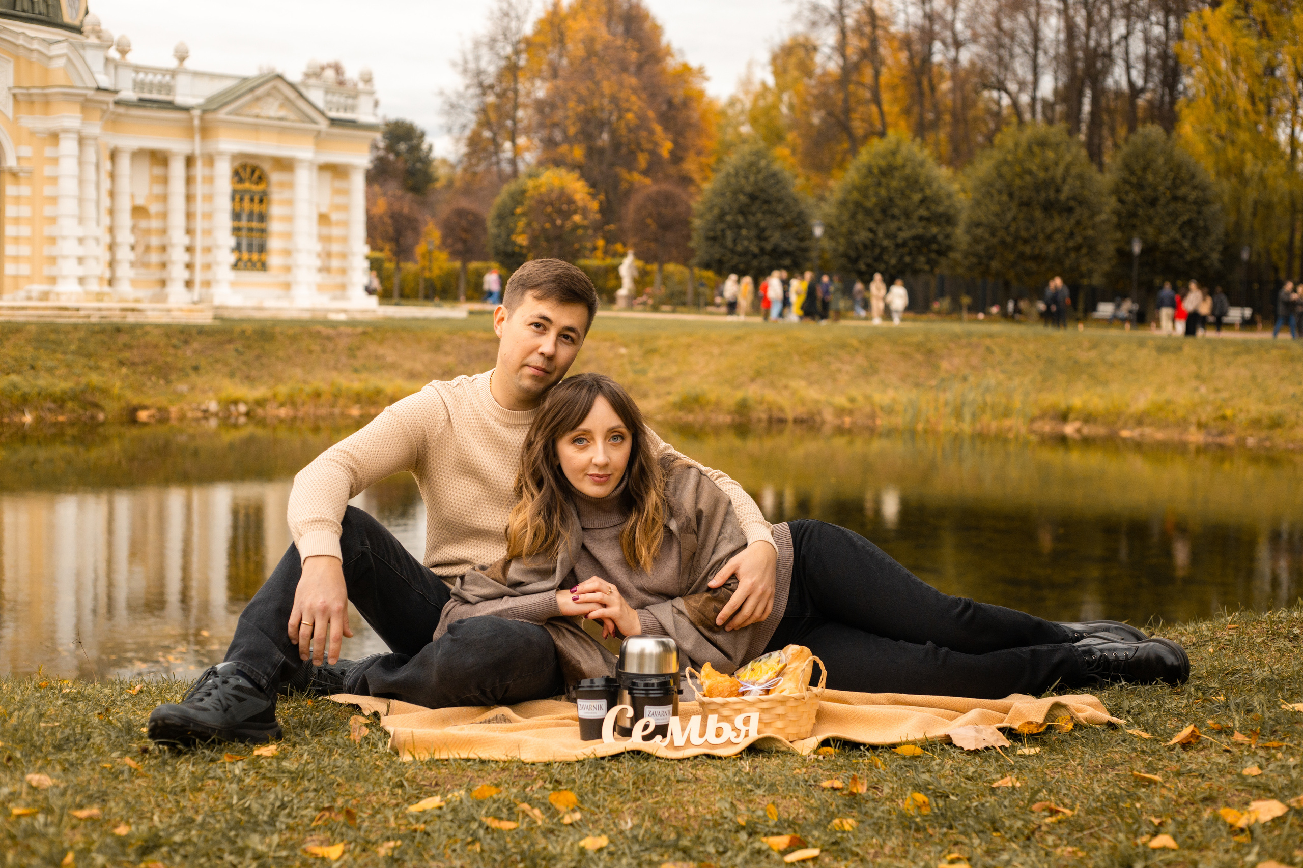 Семейная фотосессия в парке Кусково. Фотограф в Железнодорожном и Балашихе