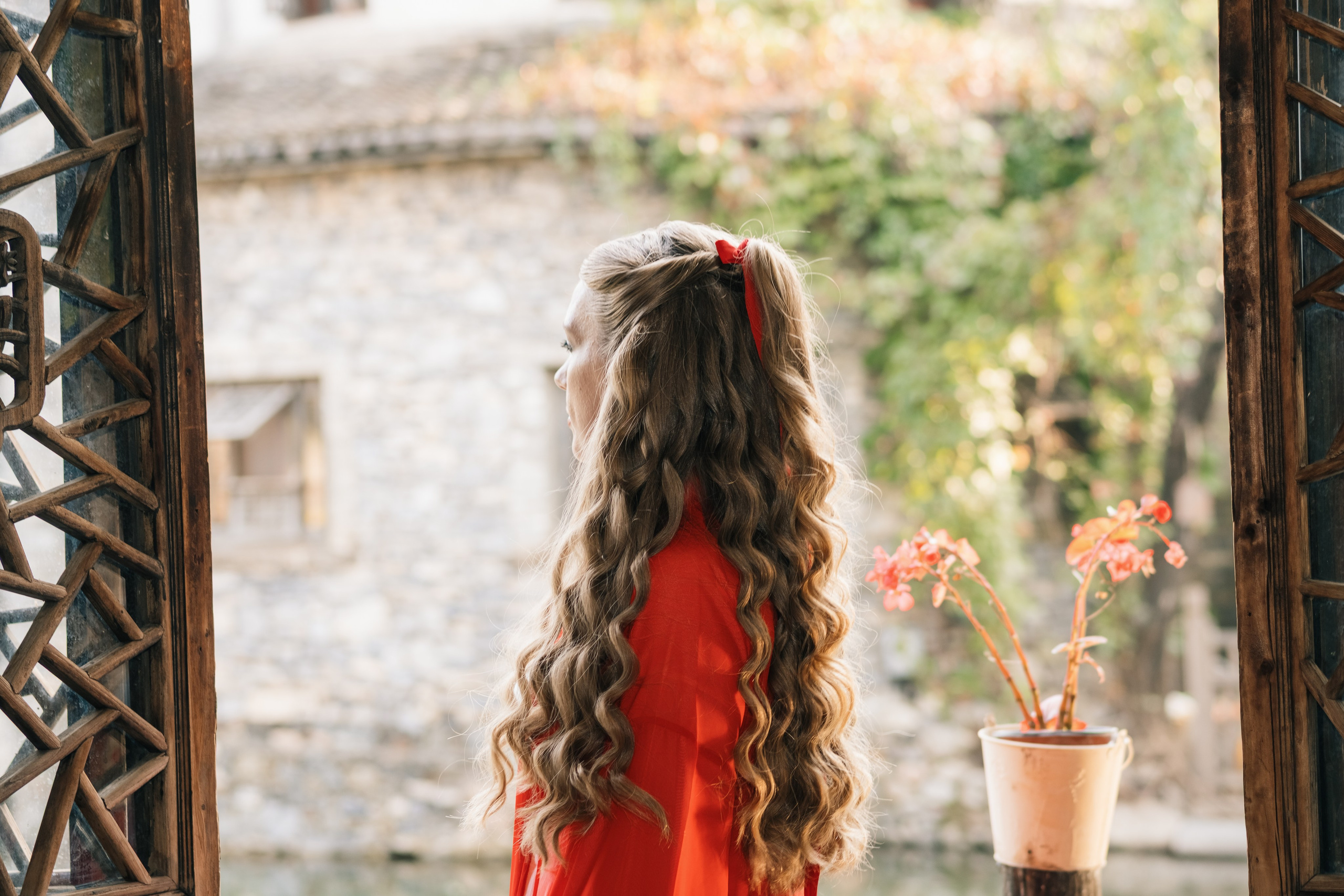 Photoshoot in traditional Chinese dresses