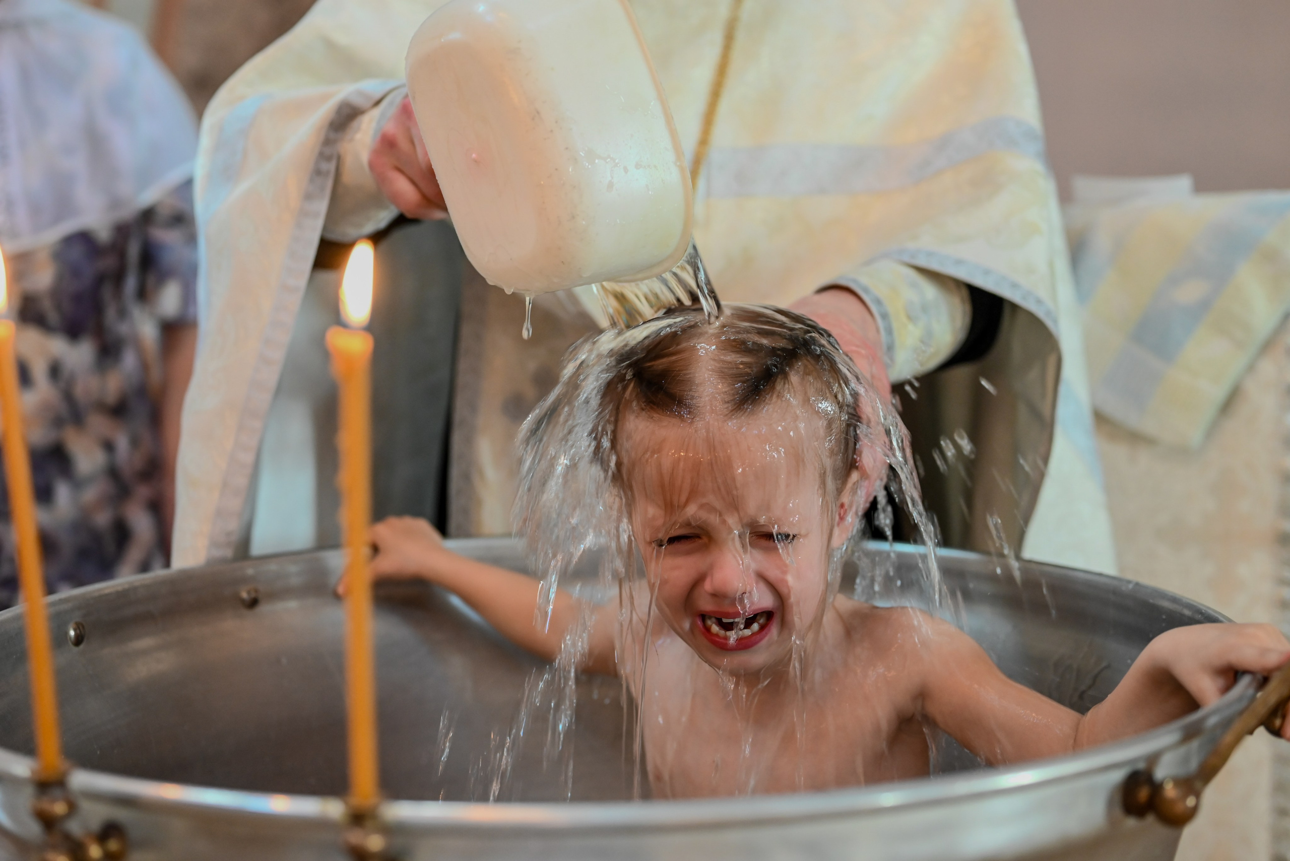Крещение мама Анна. Семейный и детский фотограф Москва