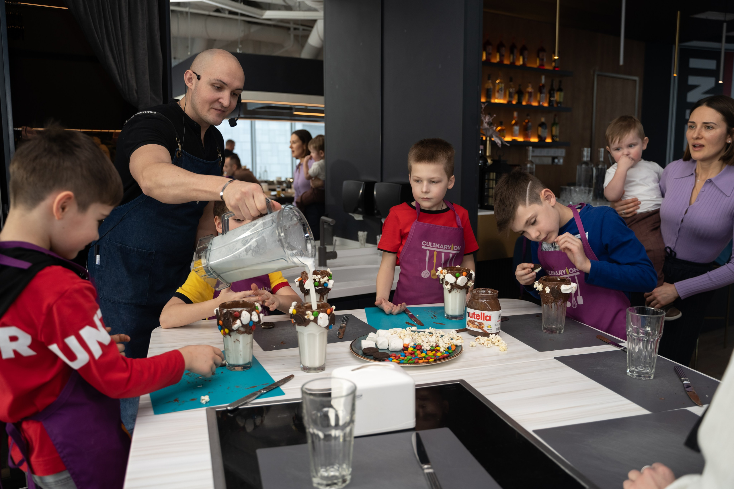 День Рождения в кулинарной студии. Фотограф в Одинцово, Москве